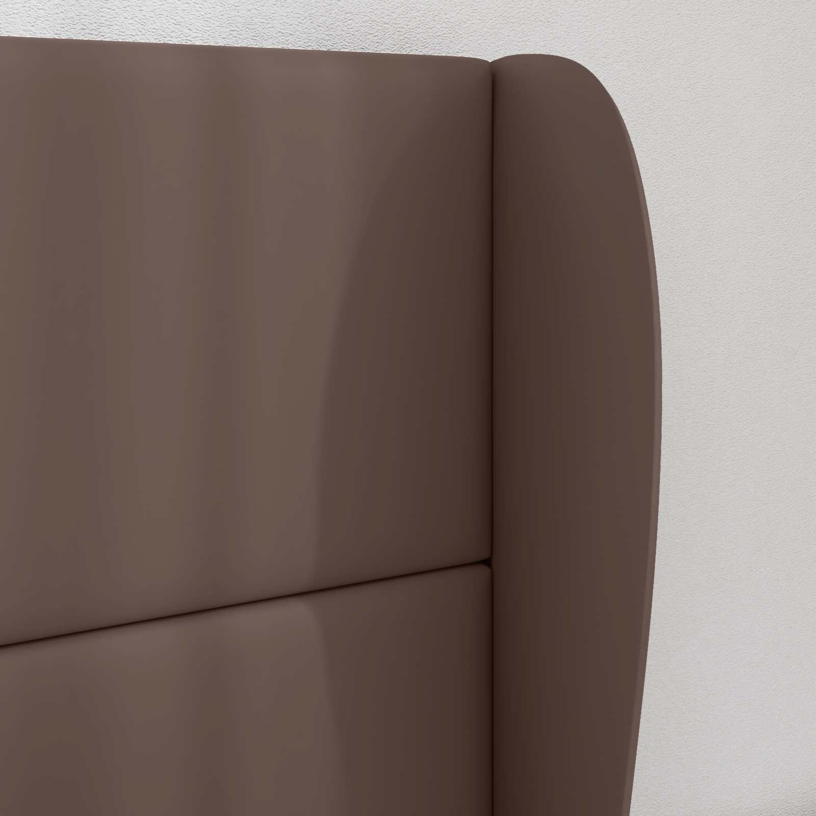 Kopfteil Ohr Hellbraun 80 x 23 x 6 cm PVC