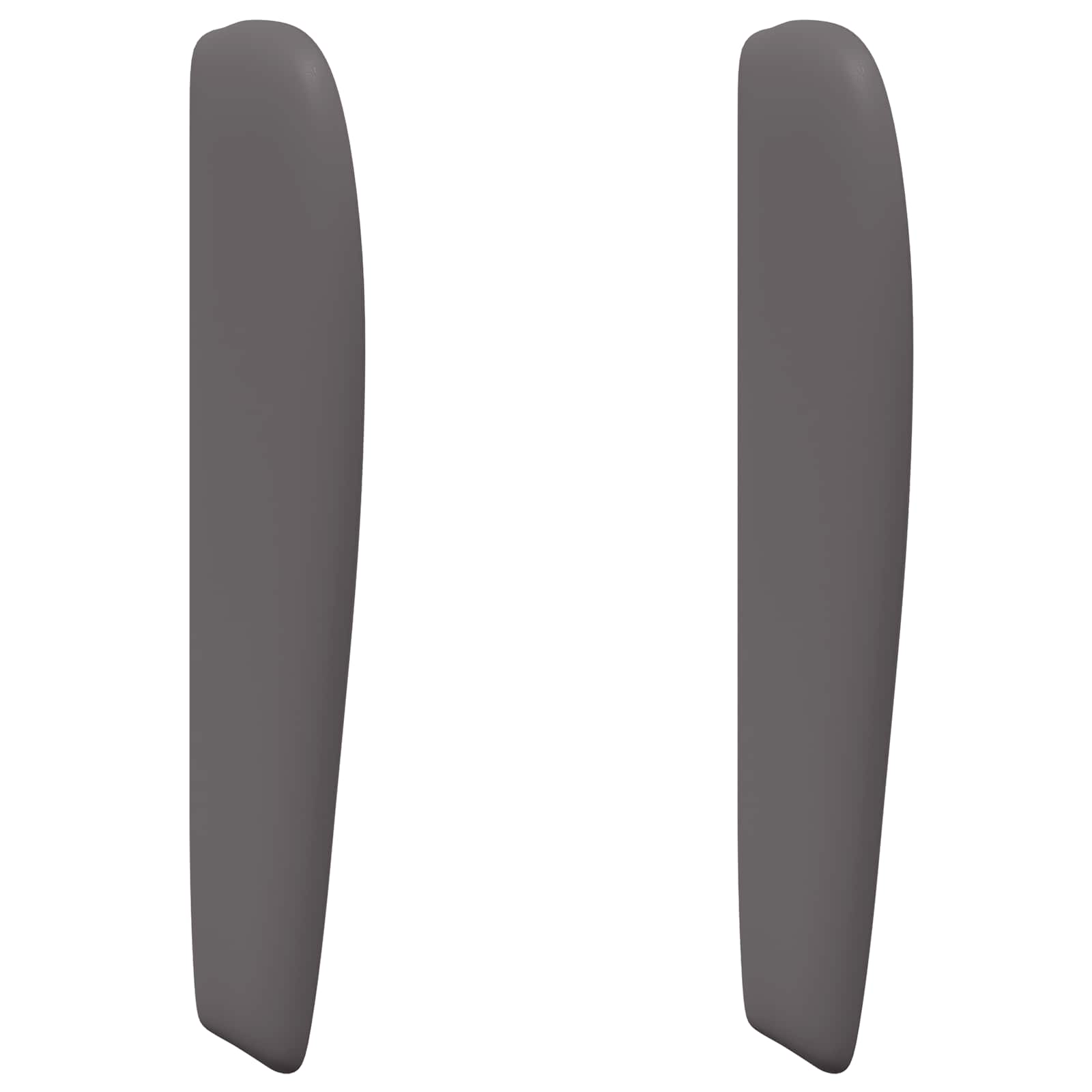 Kopfteil Ohr Dunkelgrau 80 x 23 x 6 cm PVC