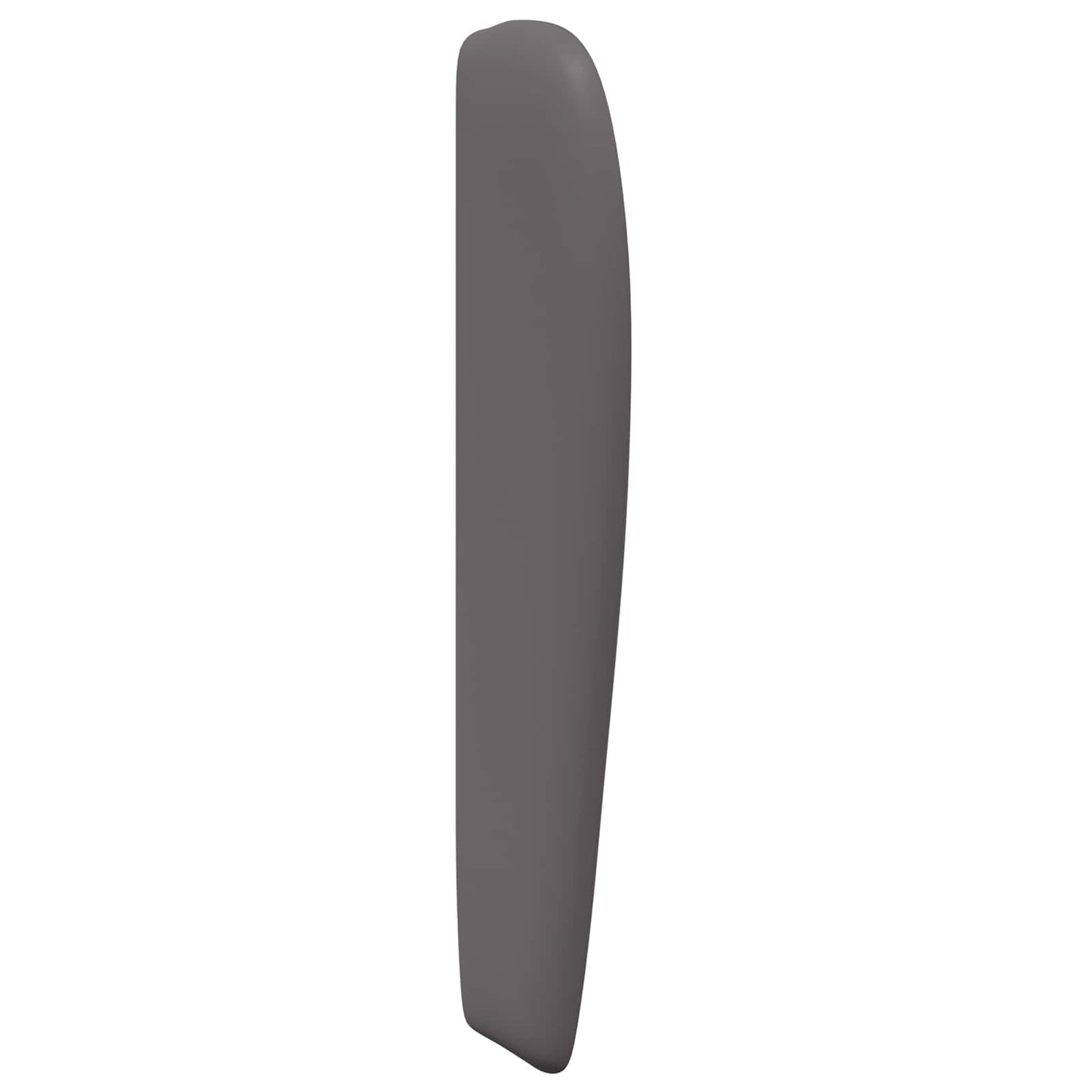 Kopfteil Ohr Dunkelgrau 80 x 23 x 6 cm PVC