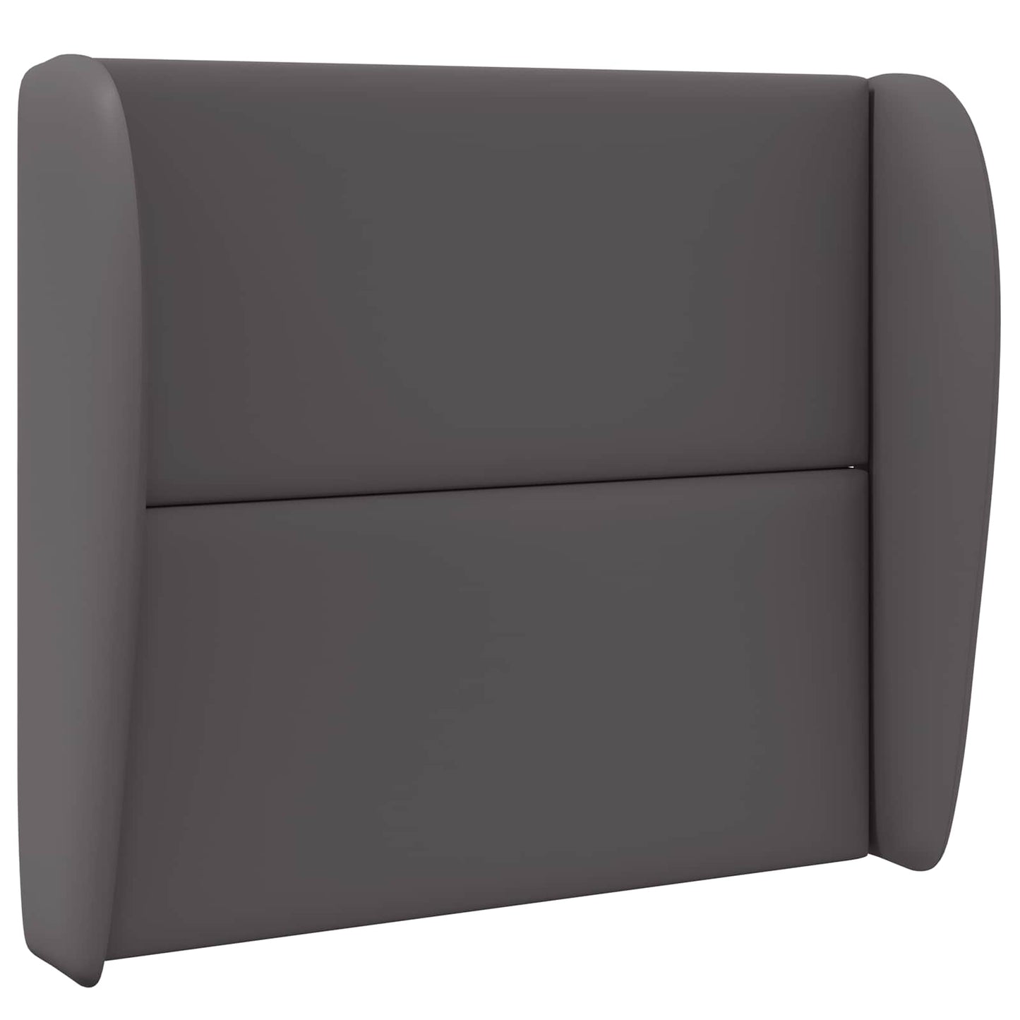Kopfteil Ohr Dunkelgrau 80 x 23 x 6 cm PVC