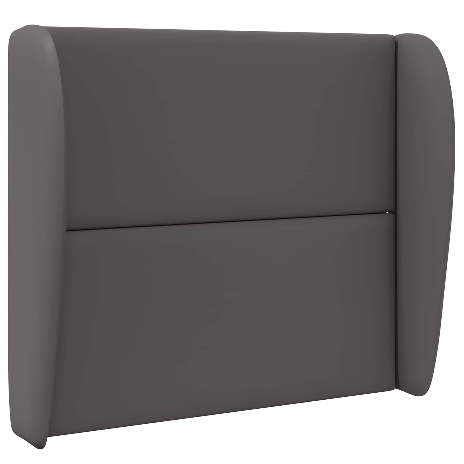 Kopfteil Ohr Dunkelgrau 80 x 23 x 6 cm PVC