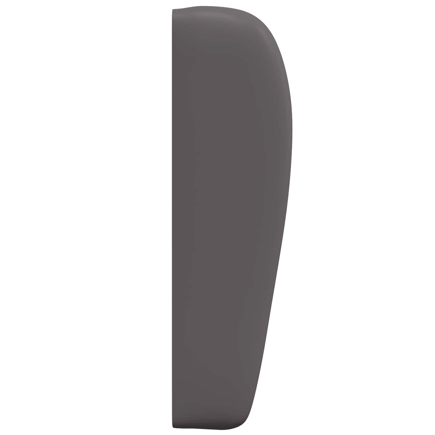 Kopfteil Ohr Dunkelgrau 80 x 23 x 6 cm PVC