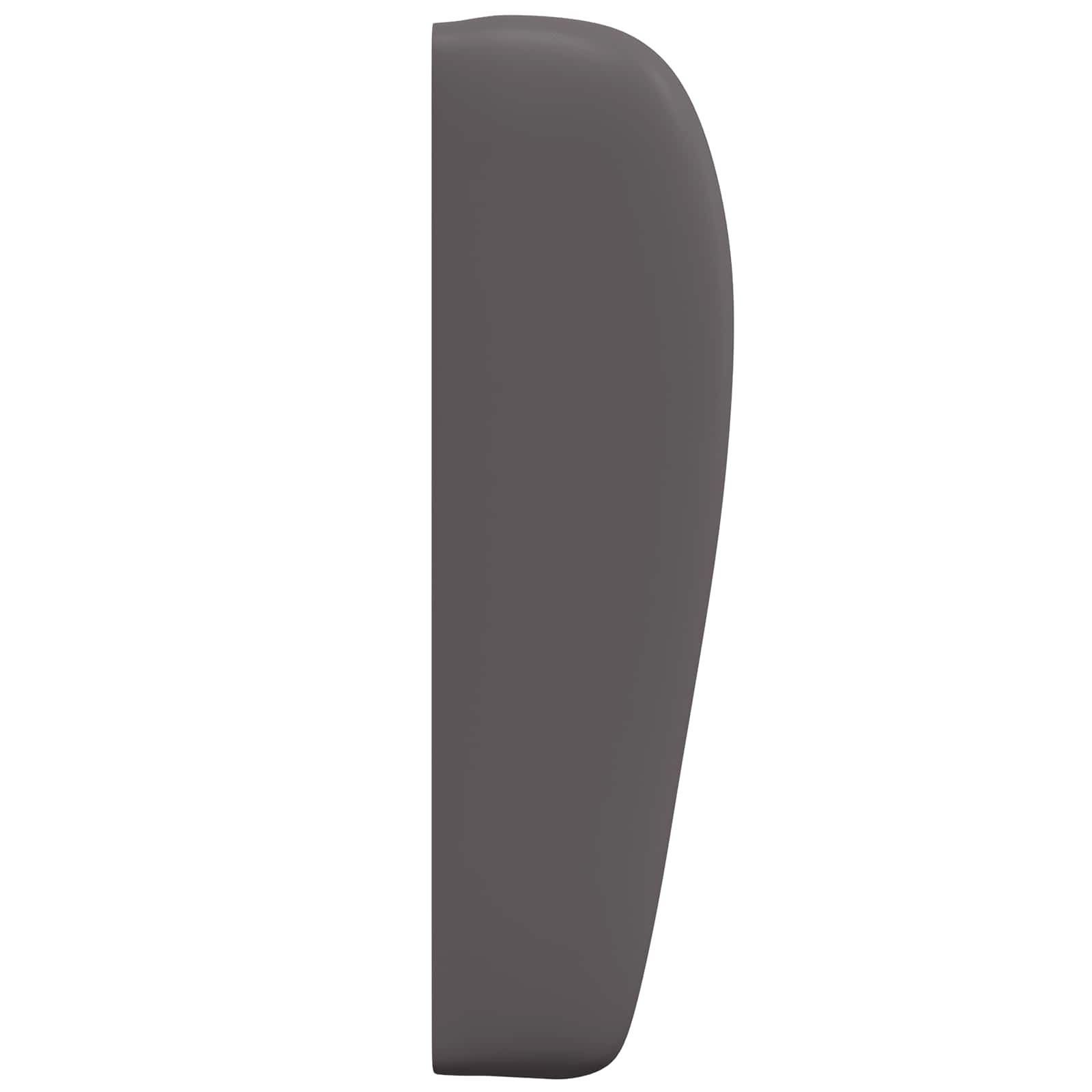 Kopfteil Ohr Dunkelgrau 80 x 23 x 6 cm PVC