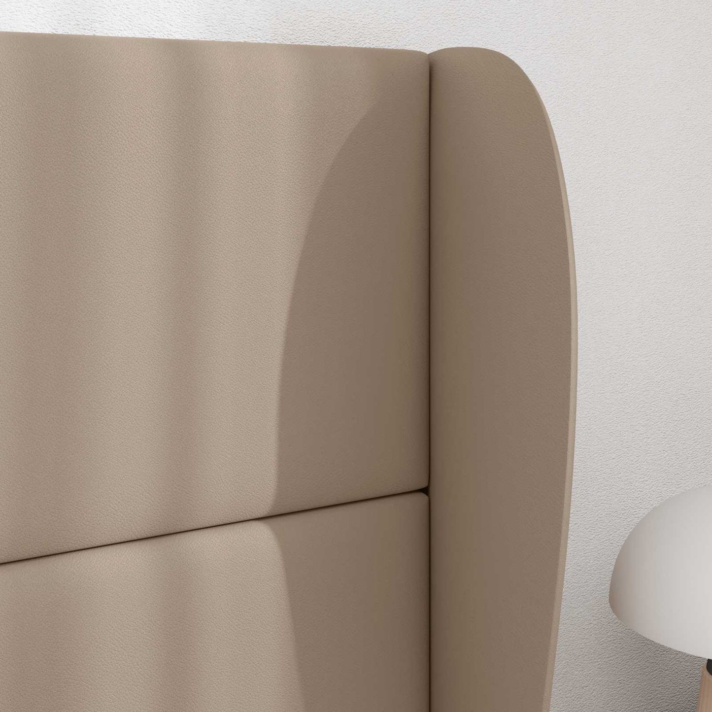 Kopfteil Ohr Braun 80 x 23 x 6 cm PVC