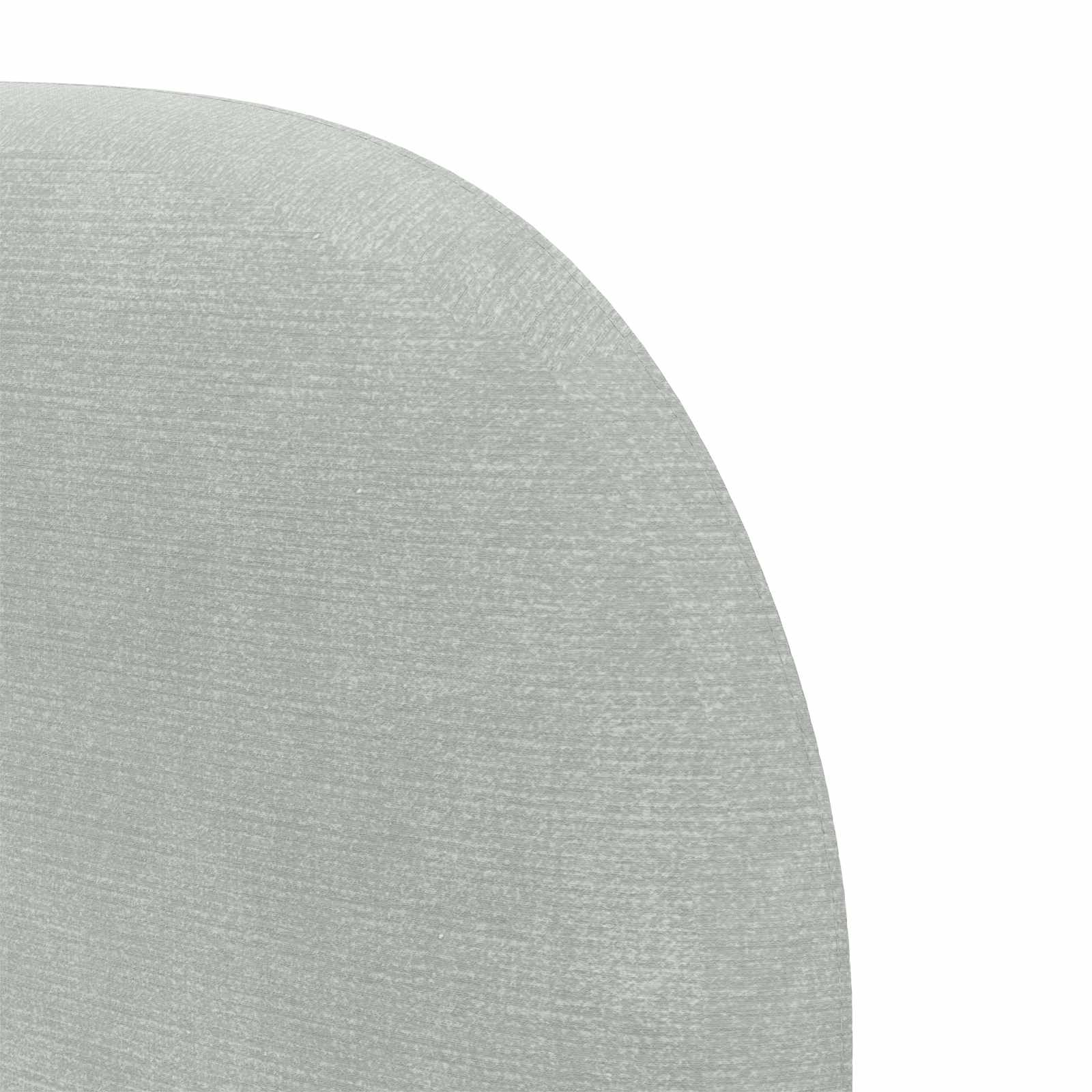 Kopfteil Ohr Hellgrau 80 x 23 x 6 cm Samt