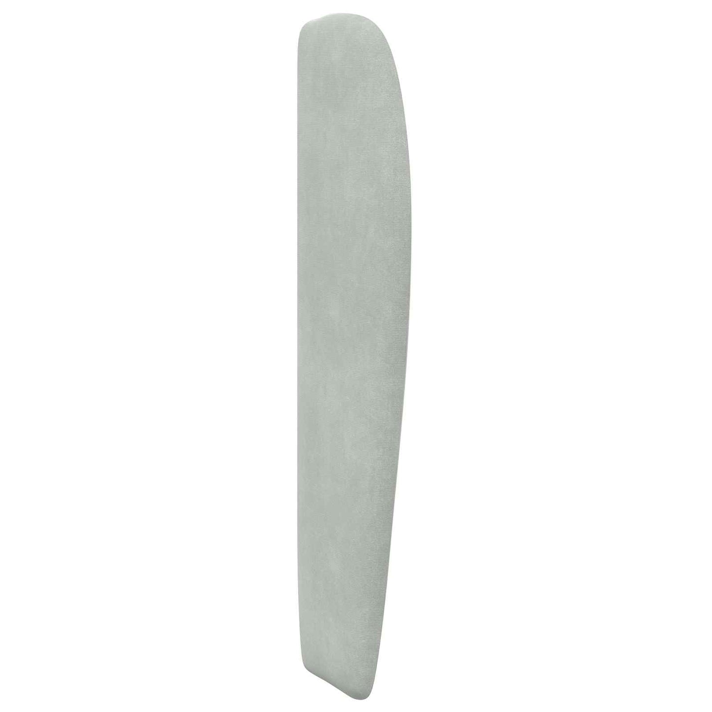 Kopfteil Ohr Hellgrau 80 x 23 x 6 cm Samt