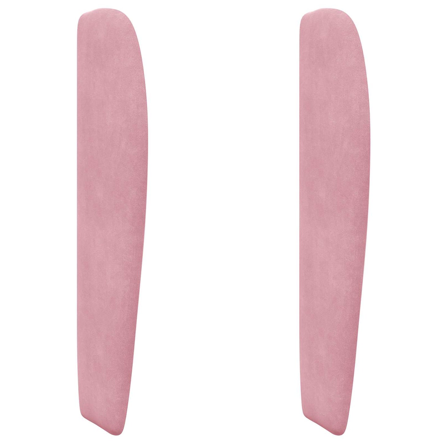 Kopfteil Ohr Rosa 80 x 23 x 6 cm Samt