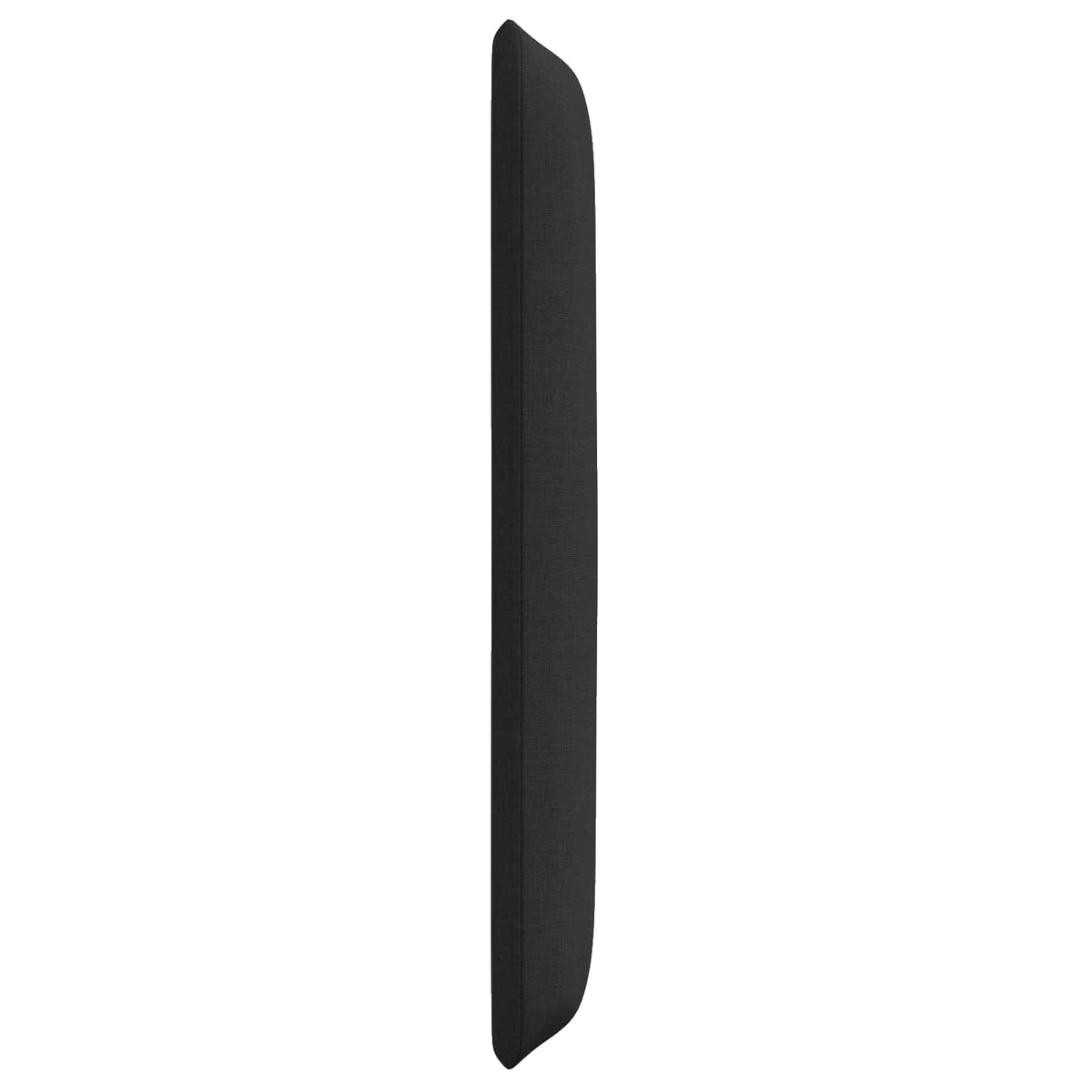 Kopfteil Schwarz Stoff
