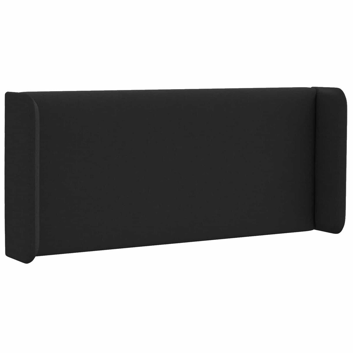 Kopfteil Schwarz Stoff