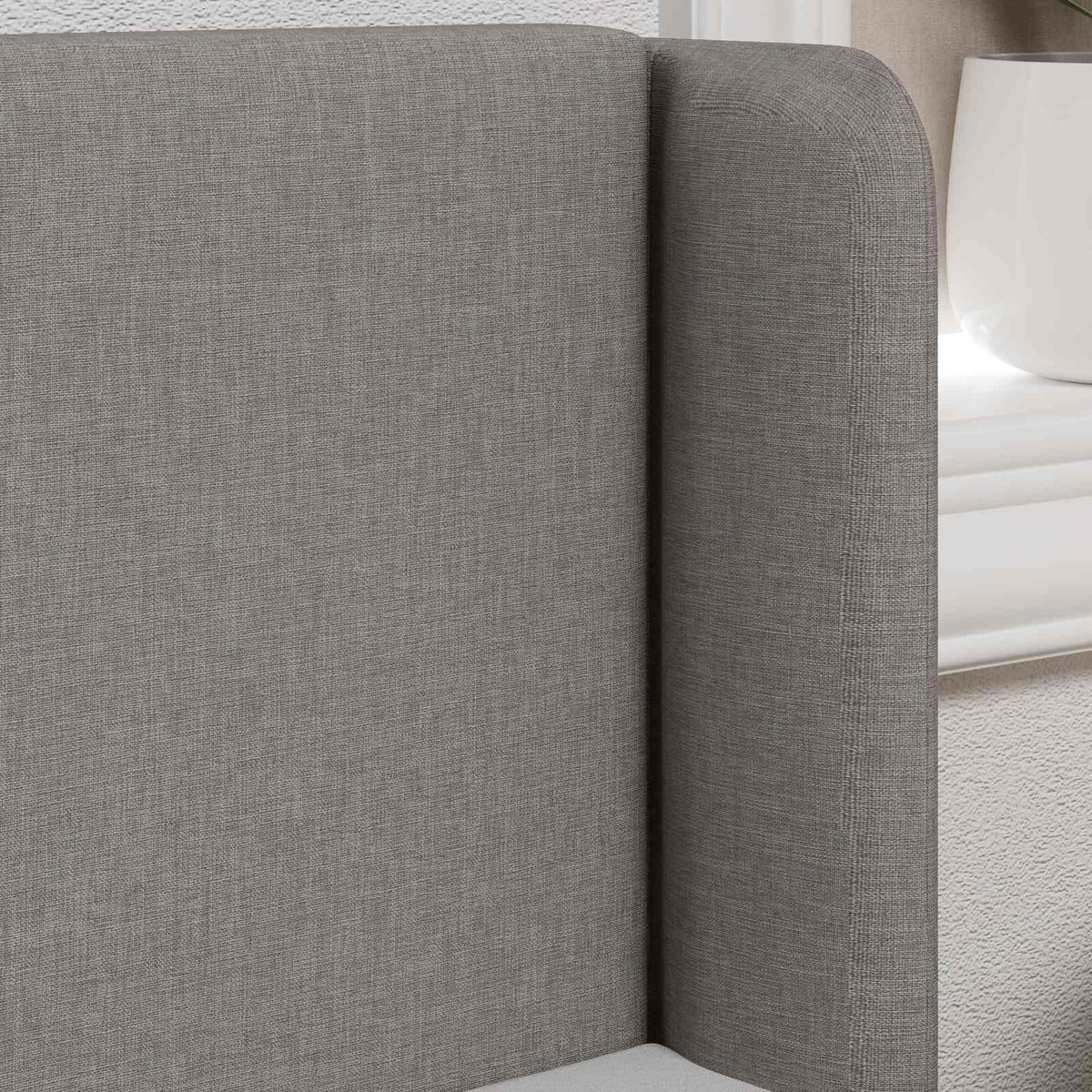 Kopfteil Ohr Taupe 40,5 x 40,5 x 4 cm Stoff