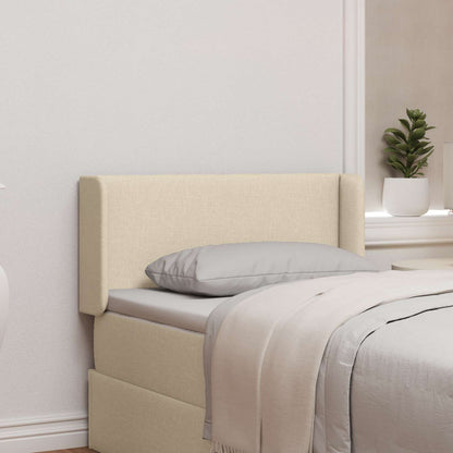 Kopfteil Ohr Creme 40,5 x 40,5 x 4 cm Stoff