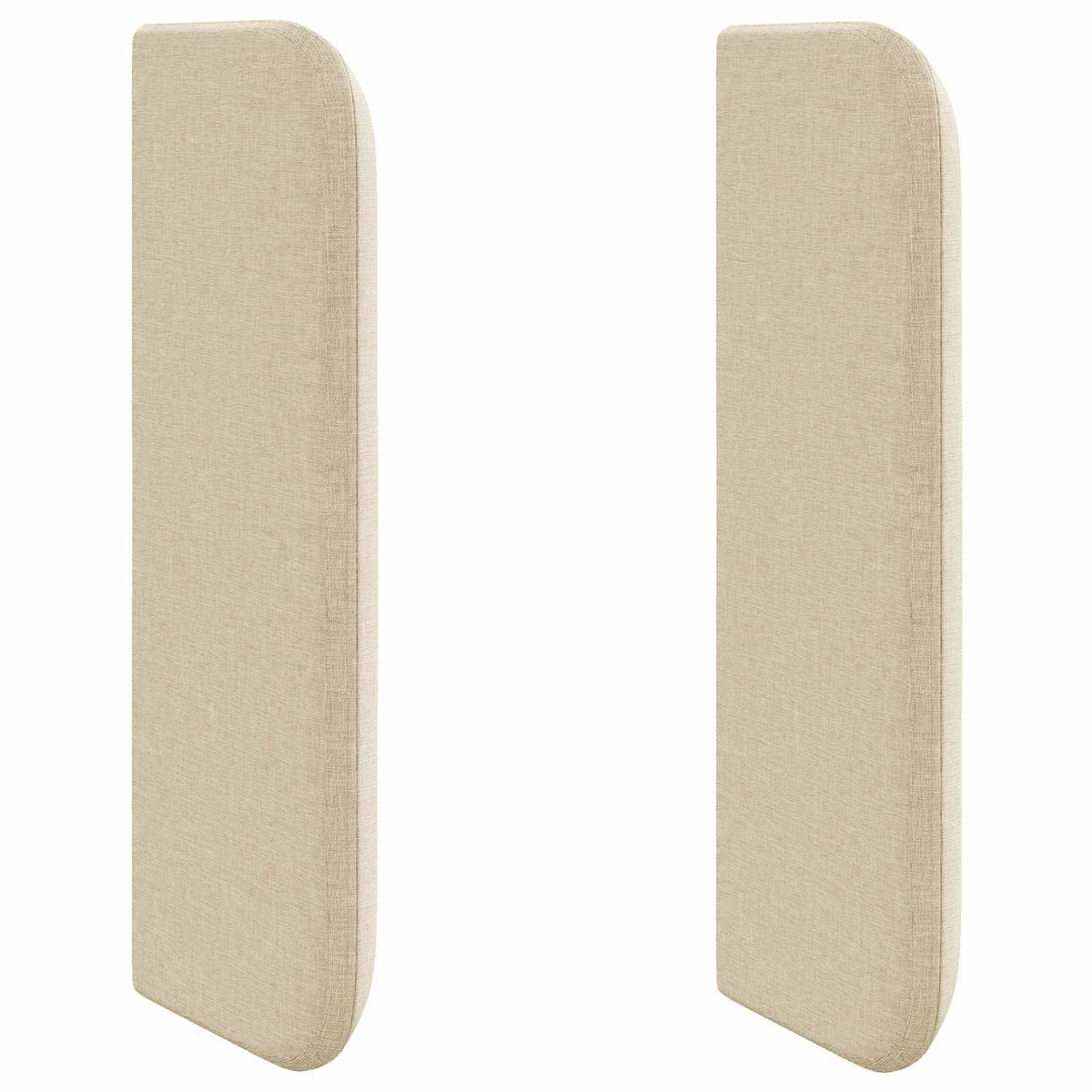 Kopfteil Ohr Creme 40,5 x 40,5 x 4 cm Stoff