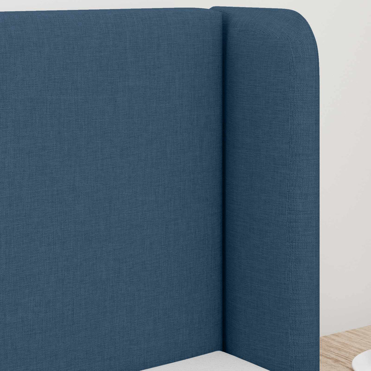 Kopfteil Ohr Blau 40,5 x 40,5 x 4 cm Stoff