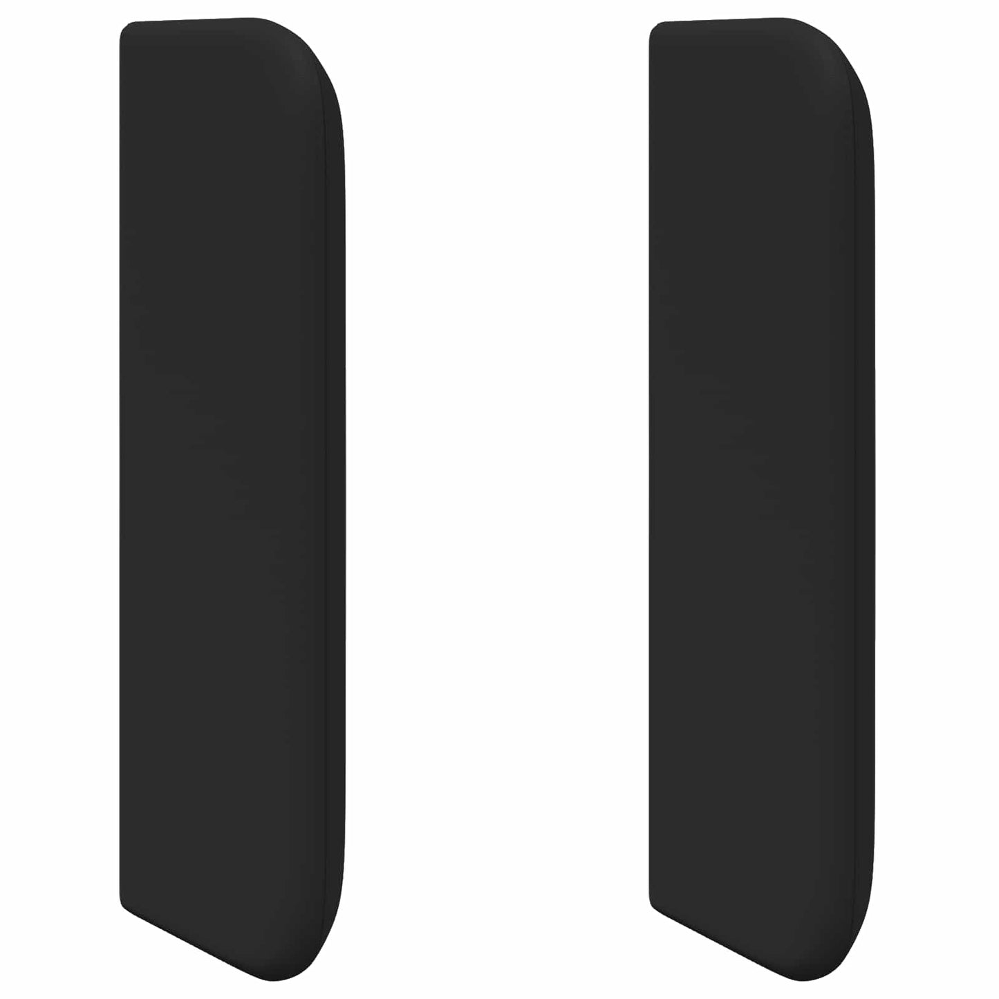 Kopfteil Ohr Schwarz 40,5 x 40,5 x 4 cm PVC