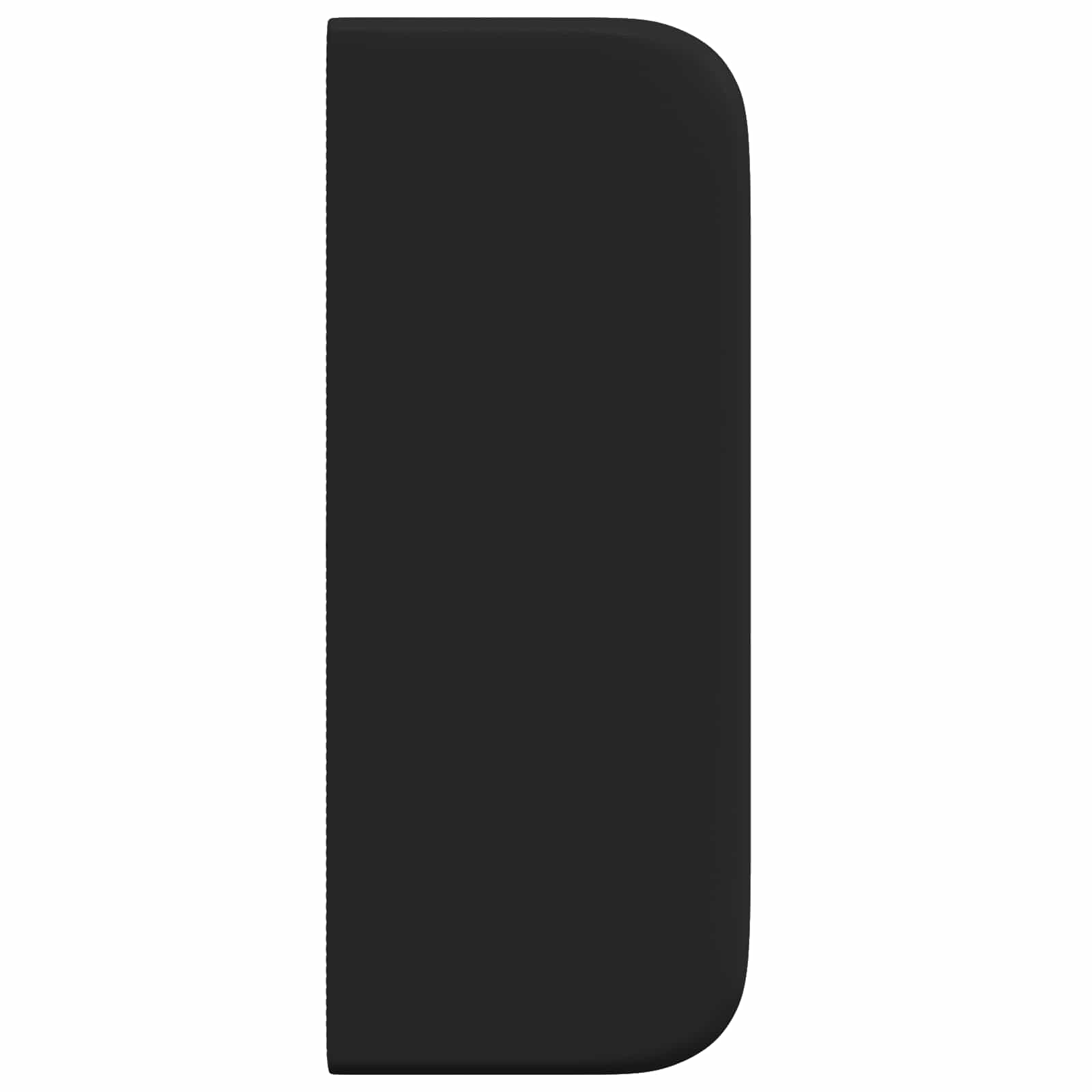 Kopfteil Ohr Schwarz 40,5 x 40,5 x 4 cm PVC