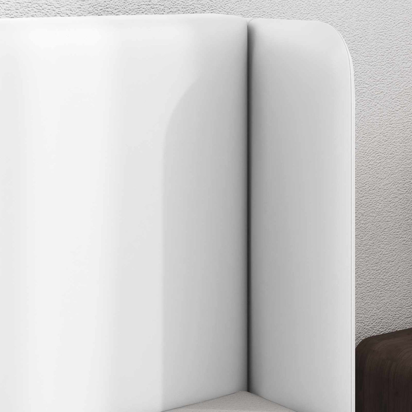 Kopfteil Ohr Weiß 40,5 x 40,5 x 4 cm PVC