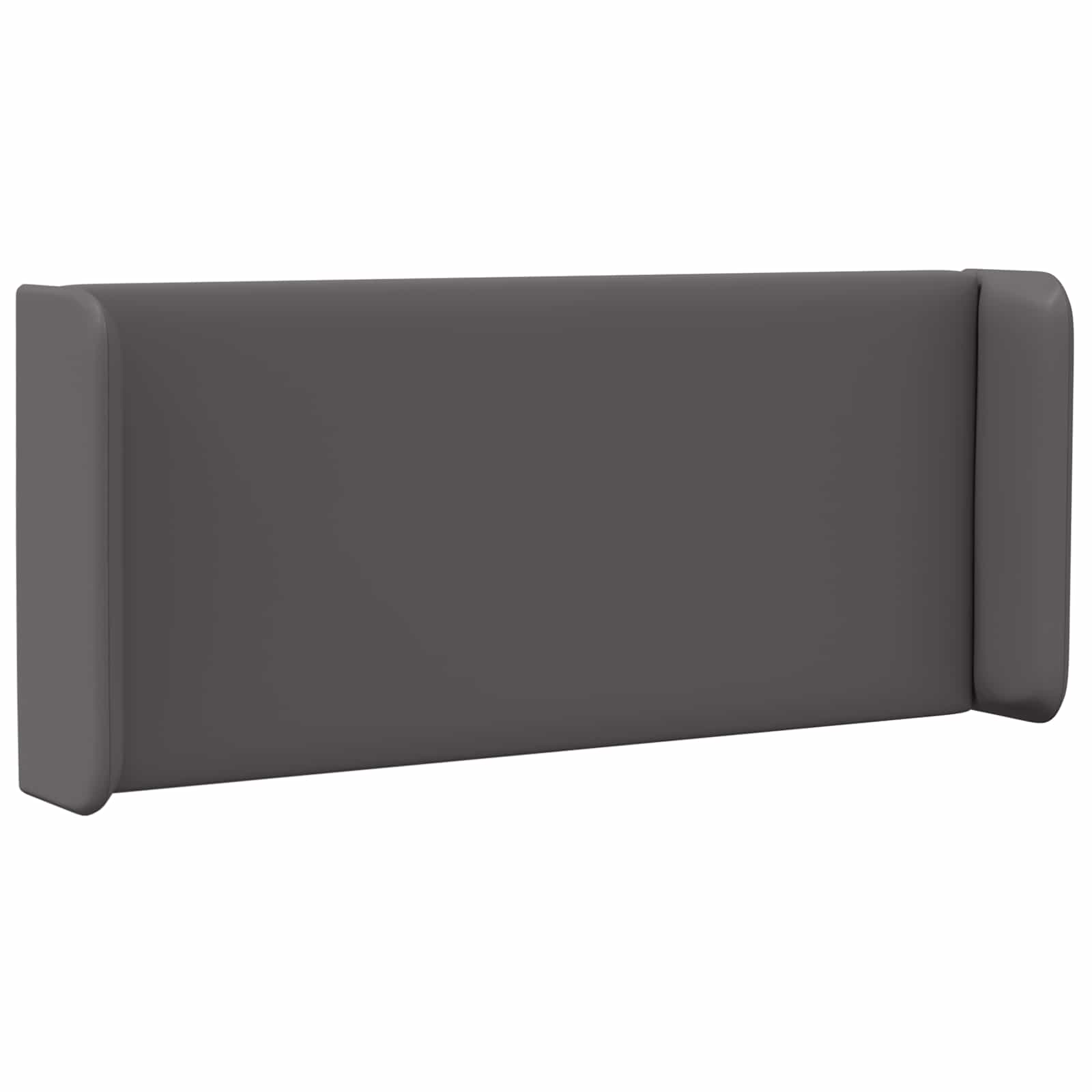 Kopfteil Ohr 2 pcs Grau 40 x 16 x 5 cm Sperrholz und Kunstleder