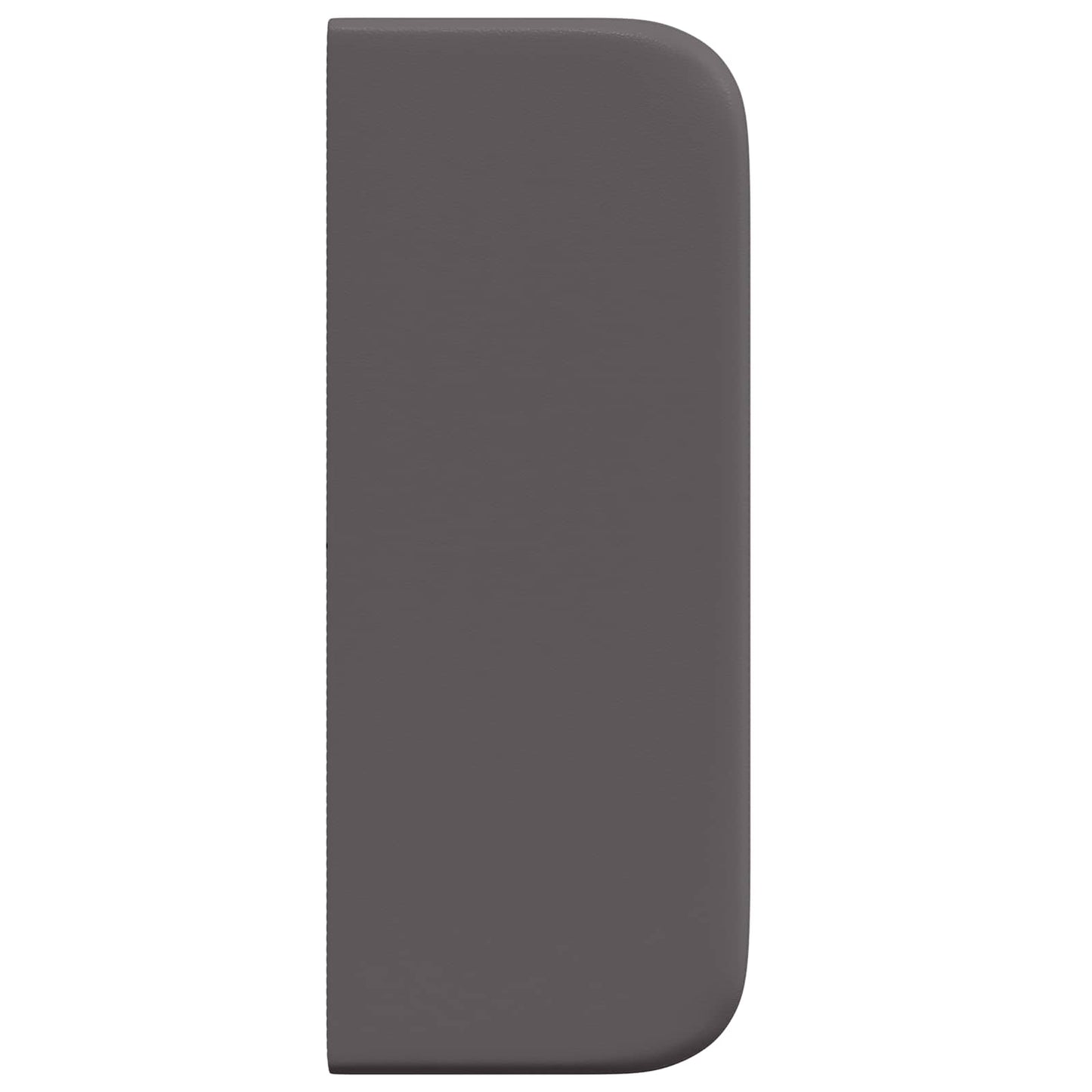 Kopfteil Ohr 2 pcs Grau 40 x 16 x 5 cm Sperrholz und Kunstleder