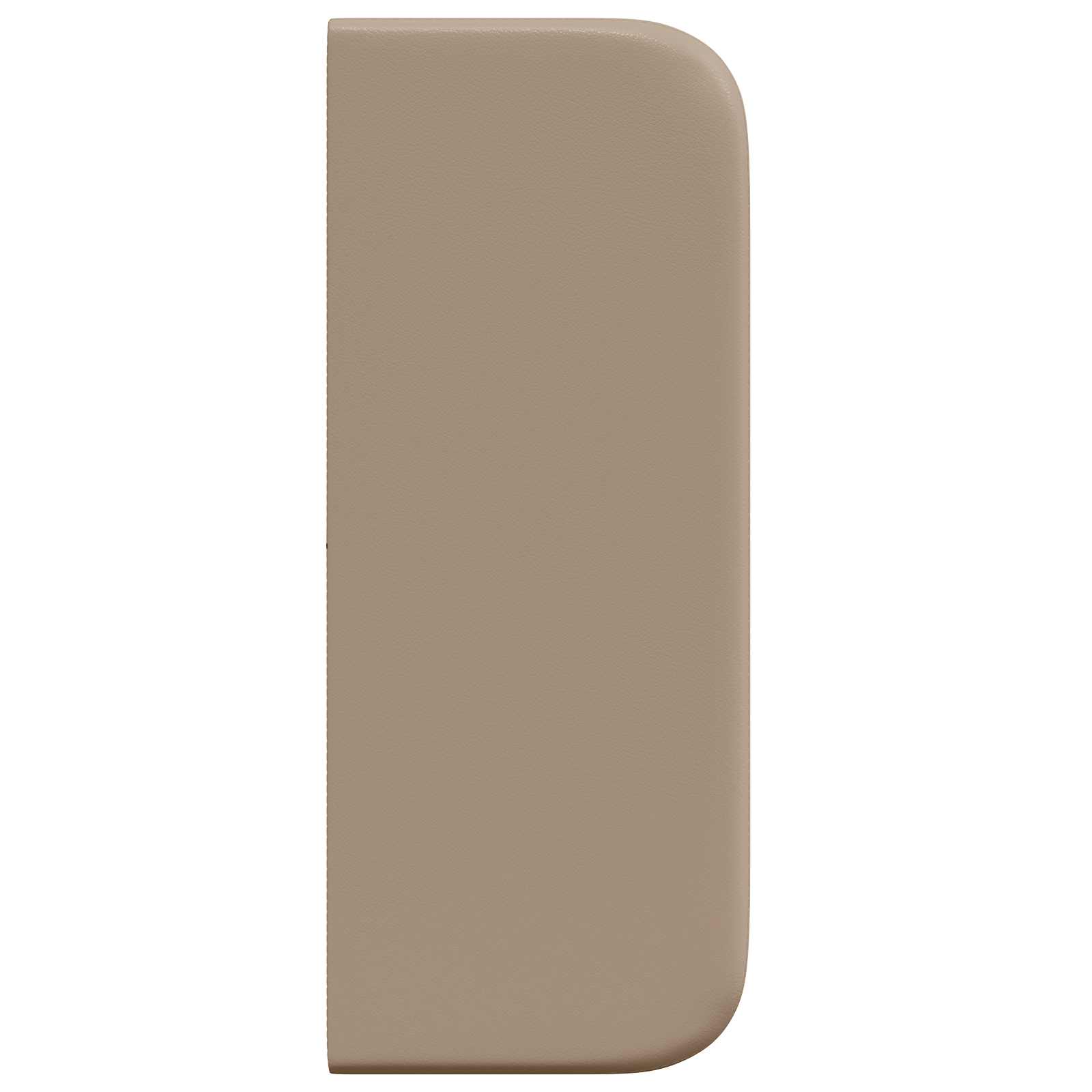 Kopfteil Ohr Braun 40,5 x 40,5 x 4 cm PVC