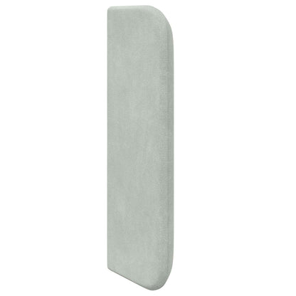 Kopfteil Ohr Hellgrau 40,5 x 40,5 x 4 cm Samt