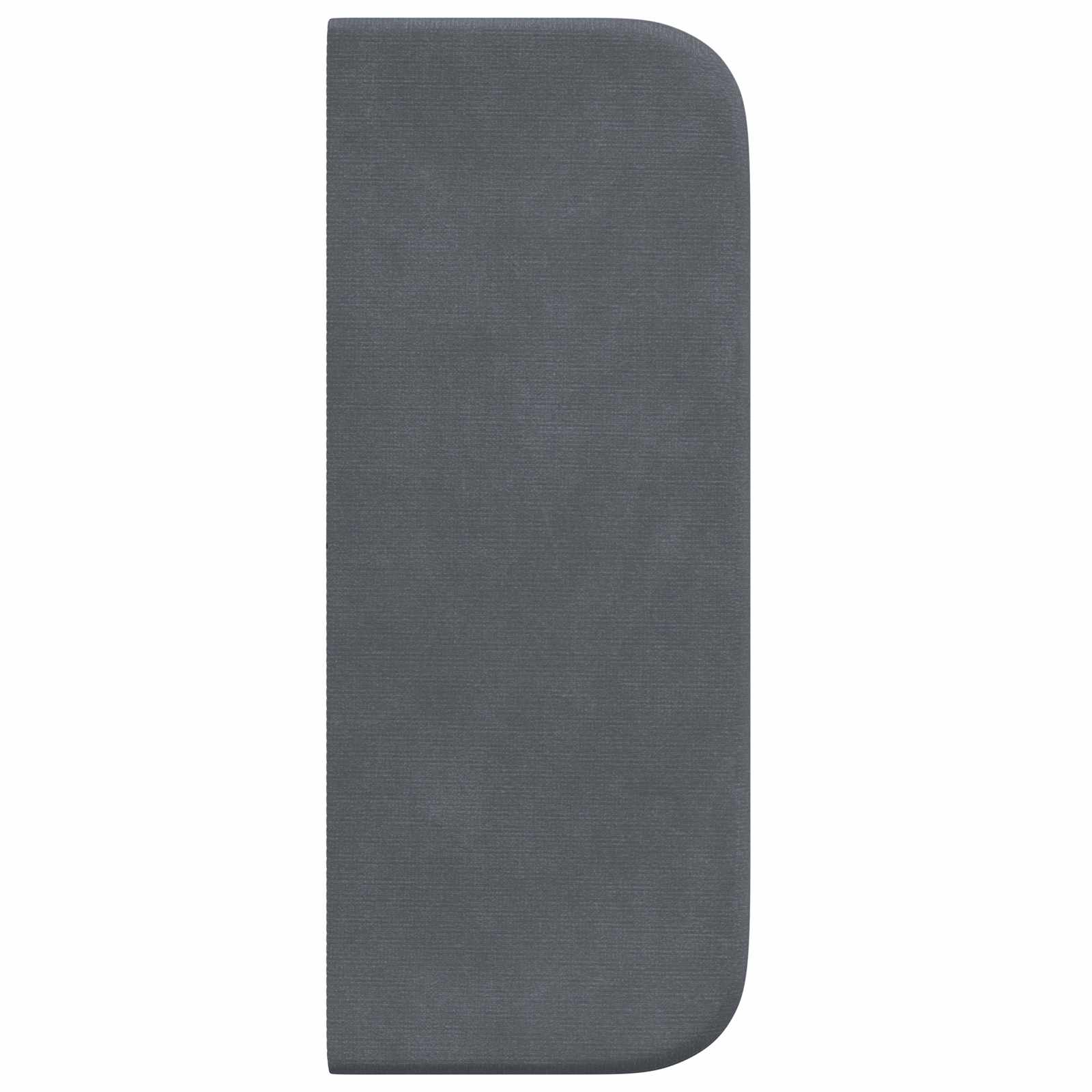 Kopfteil Ohr Grau 40,5 x 40,5 x 4 cm Samt