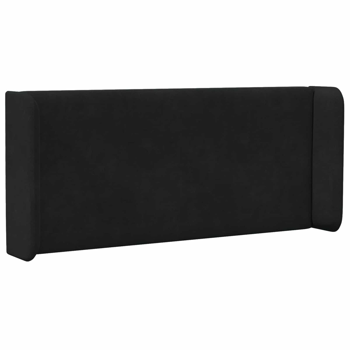 Kopfteil Ohr Schwarz 40,5 x 40,5 x 4 cm Samt