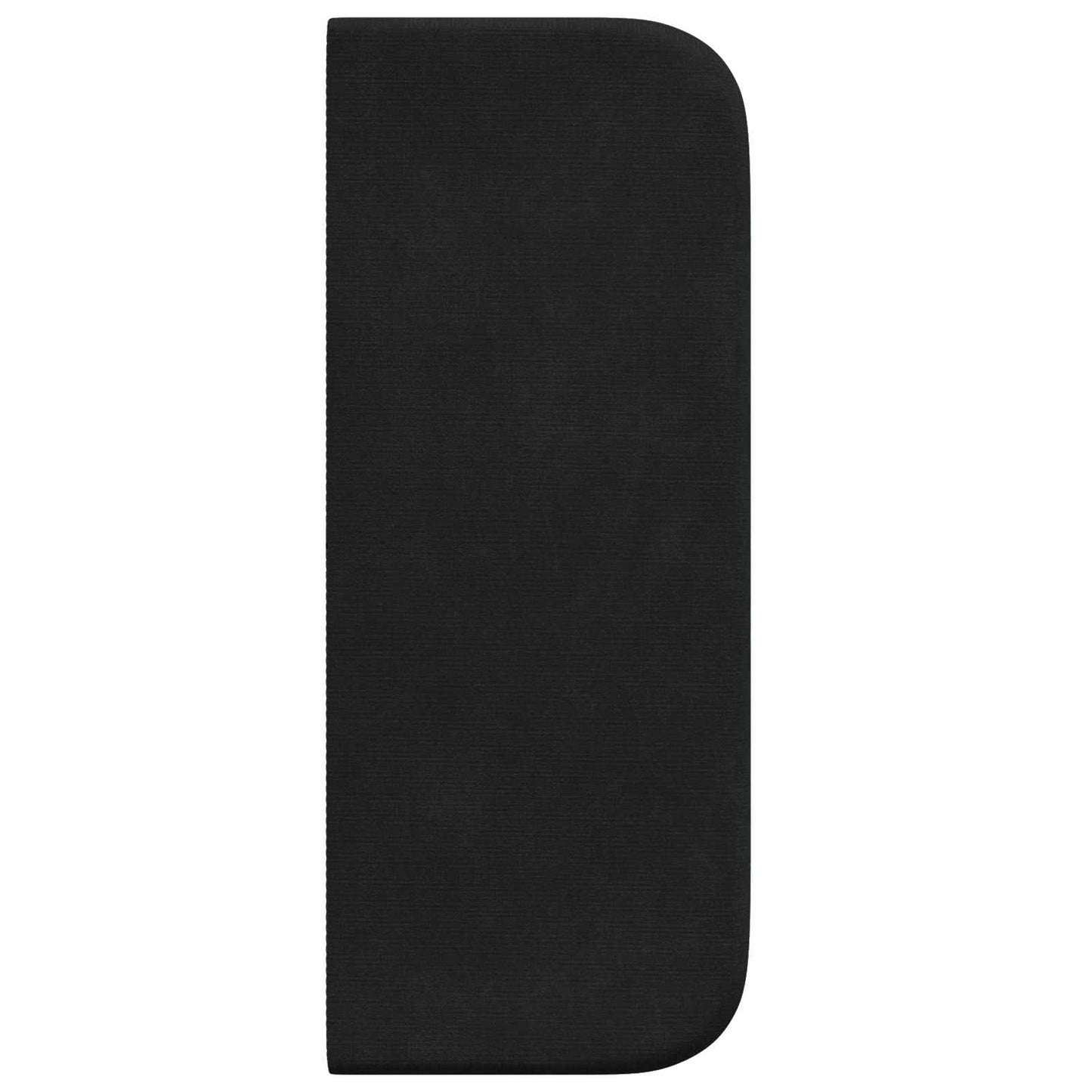 Kopfteil Ohr Schwarz 40,5 x 40,5 x 4 cm Samt