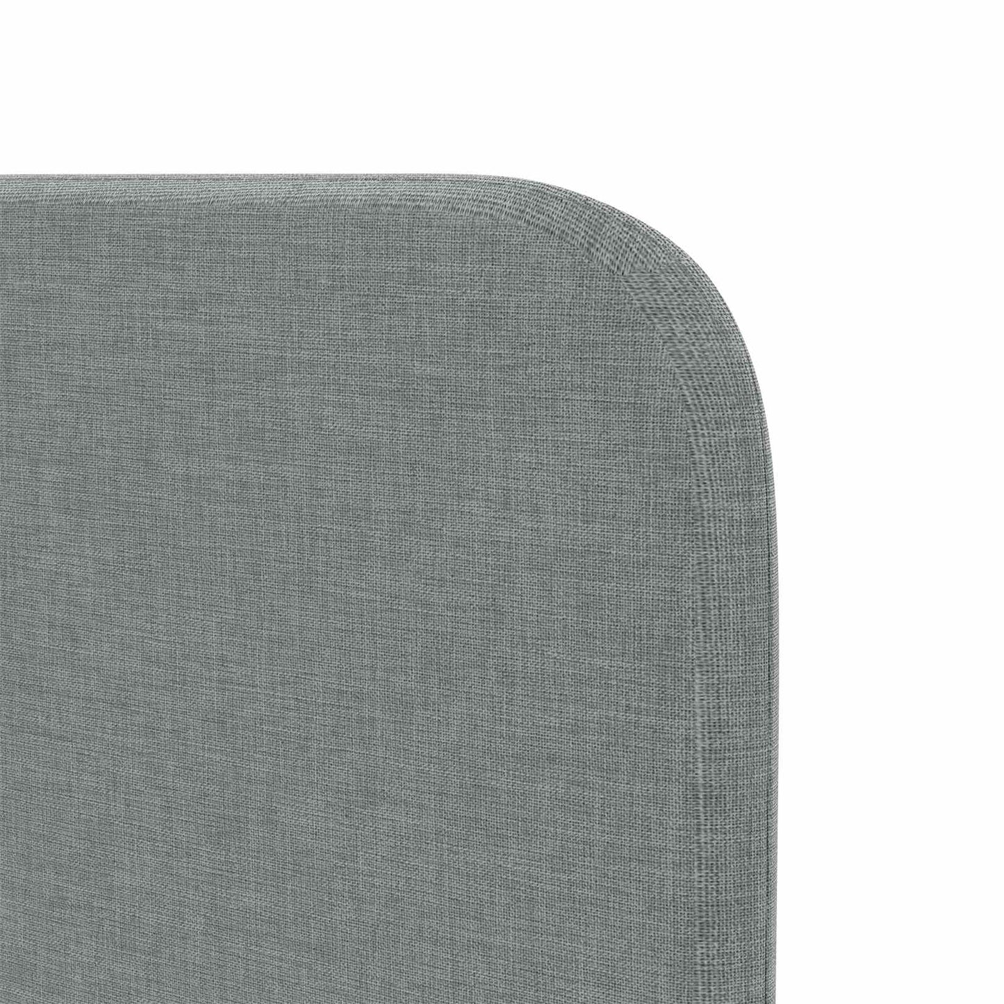 Kopfteil Ohr Hellgrau 80 x 16 x 4 cm Stoff