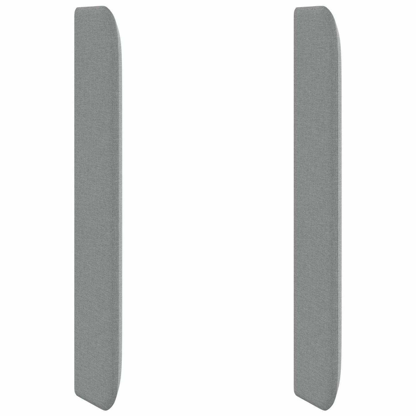 Kopfteil Ohr Hellgrau 80 x 16 x 4 cm Stoff