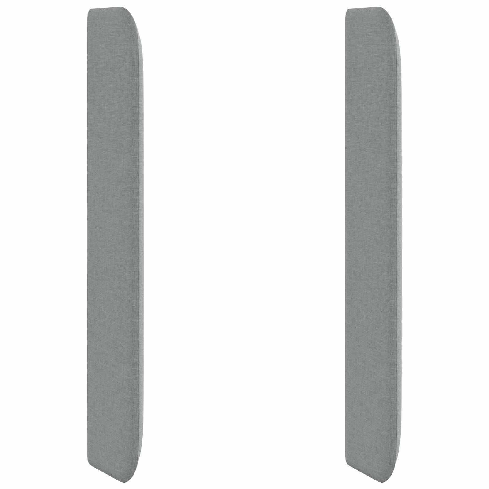 Kopfteil Ohr Hellgrau 80 x 16 x 4 cm Stoff