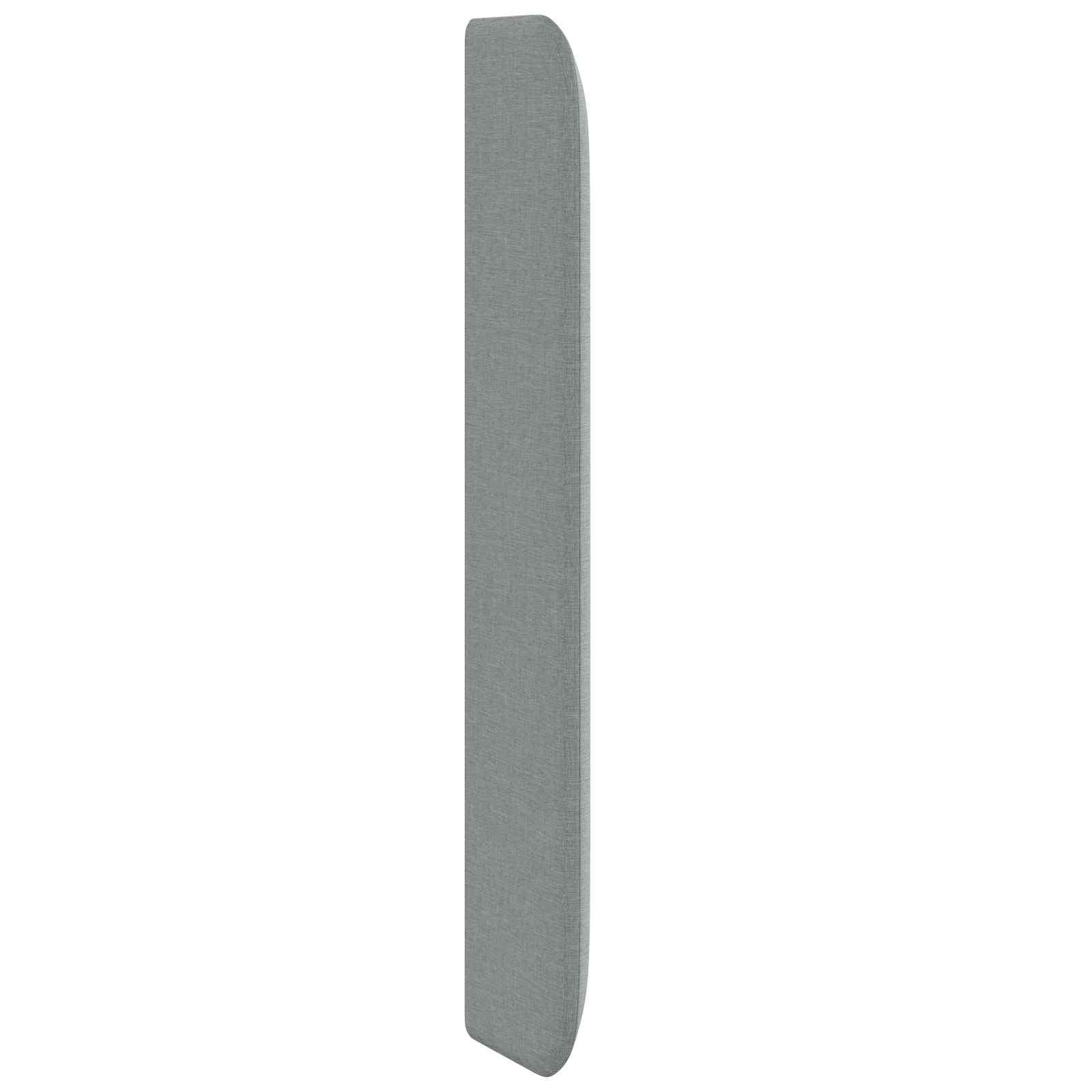 Kopfteil Ohr Hellgrau 80 x 16 x 4 cm Stoff