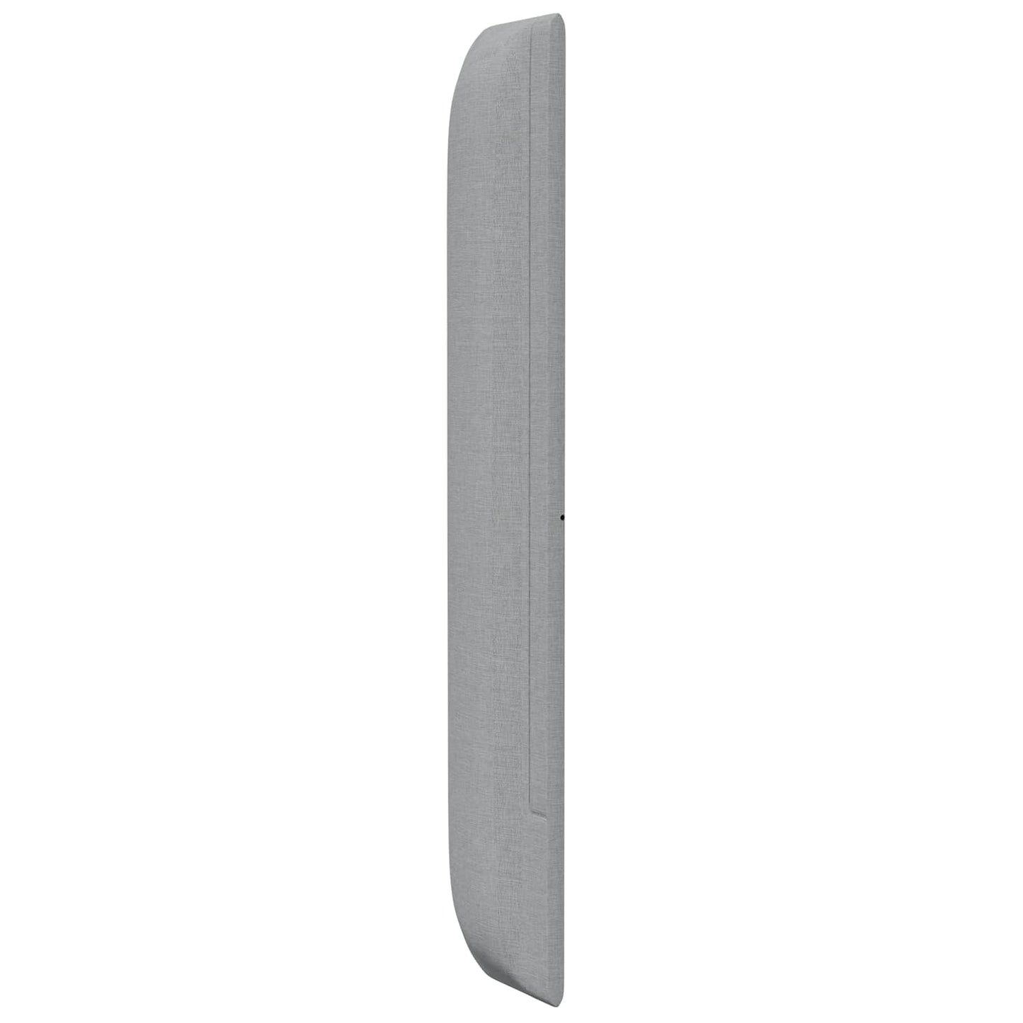 Kopfteil Ohr Hellgrau 80 x 16 x 4 cm Stoff
