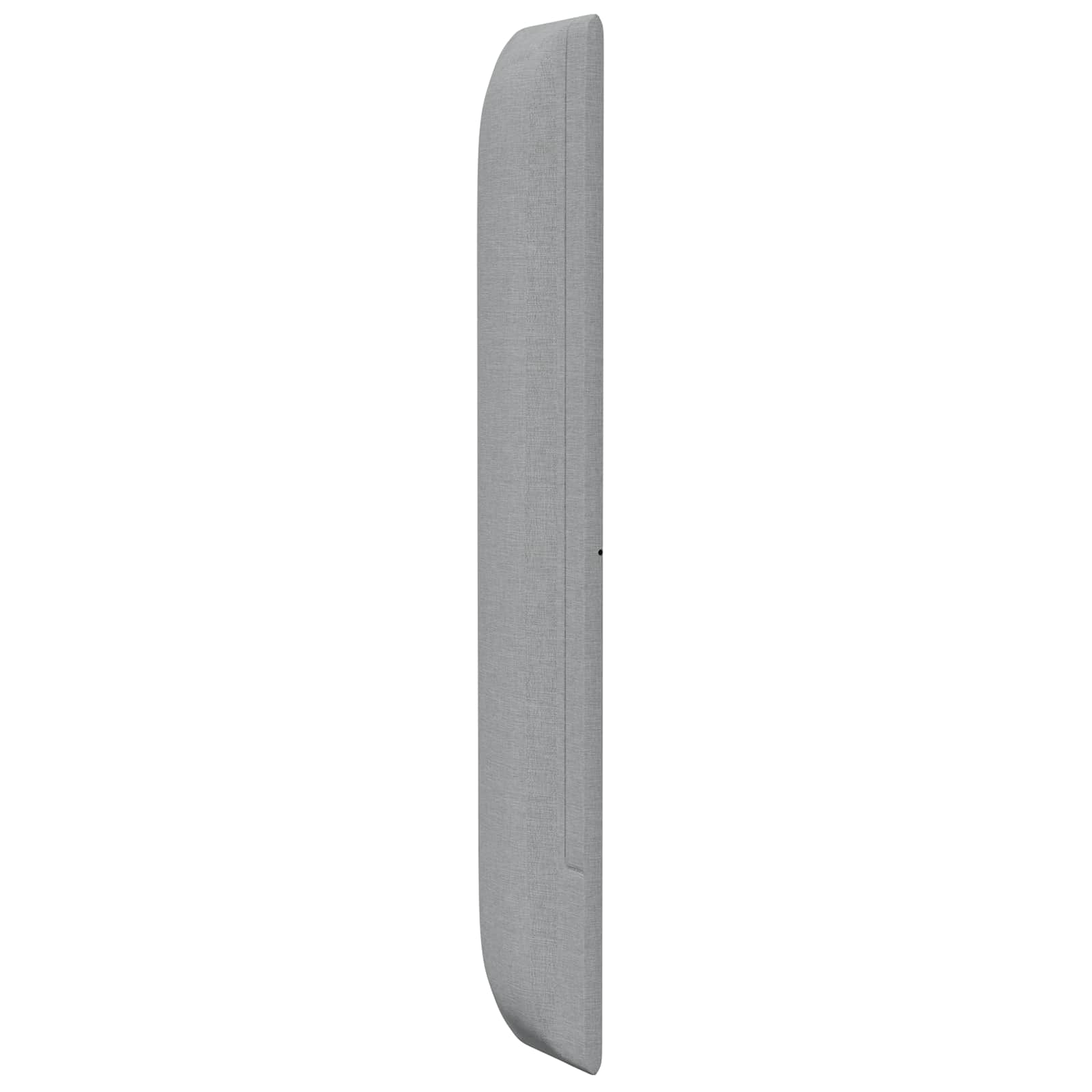 Kopfteil Ohr Hellgrau 80 x 16 x 4 cm Stoff
