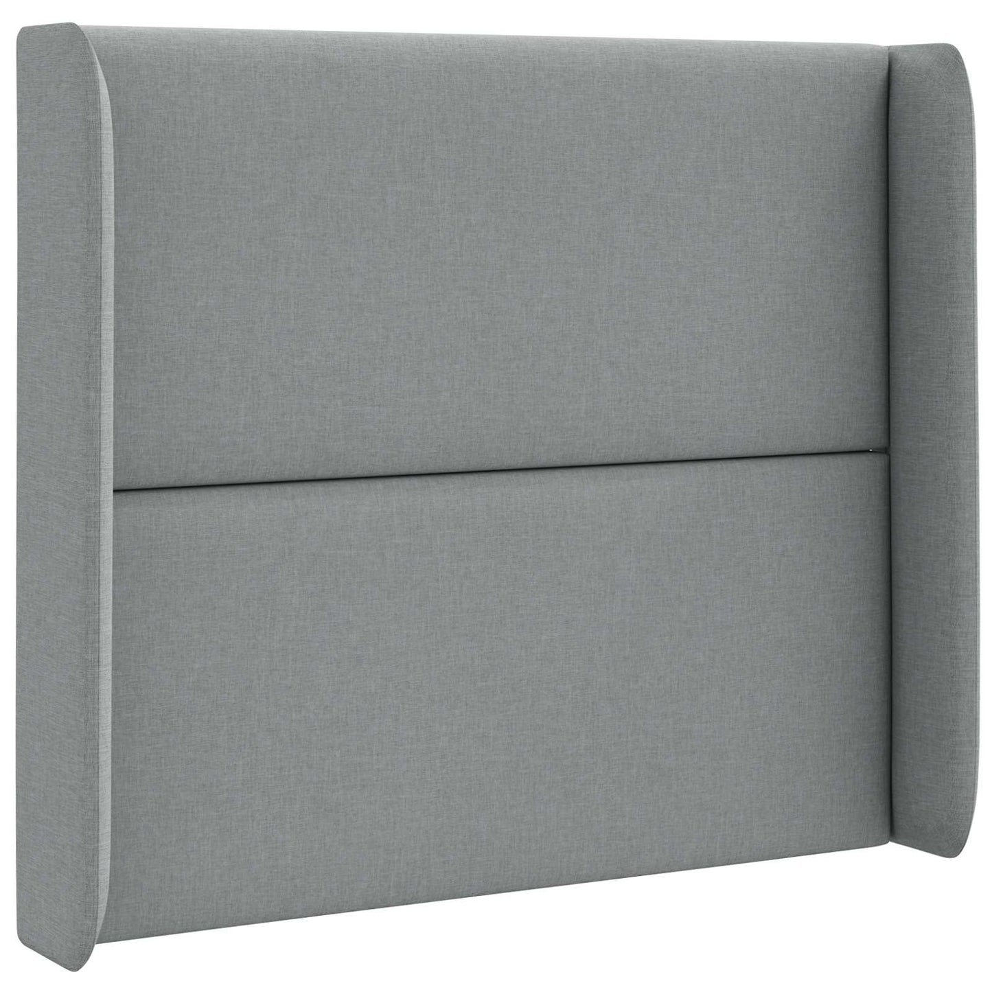 Kopfteil Ohr Hellgrau 80 x 16 x 4 cm Stoff
