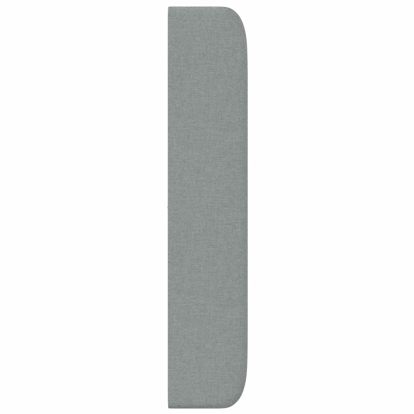 Kopfteil Ohr Hellgrau 80 x 16 x 4 cm Stoff
