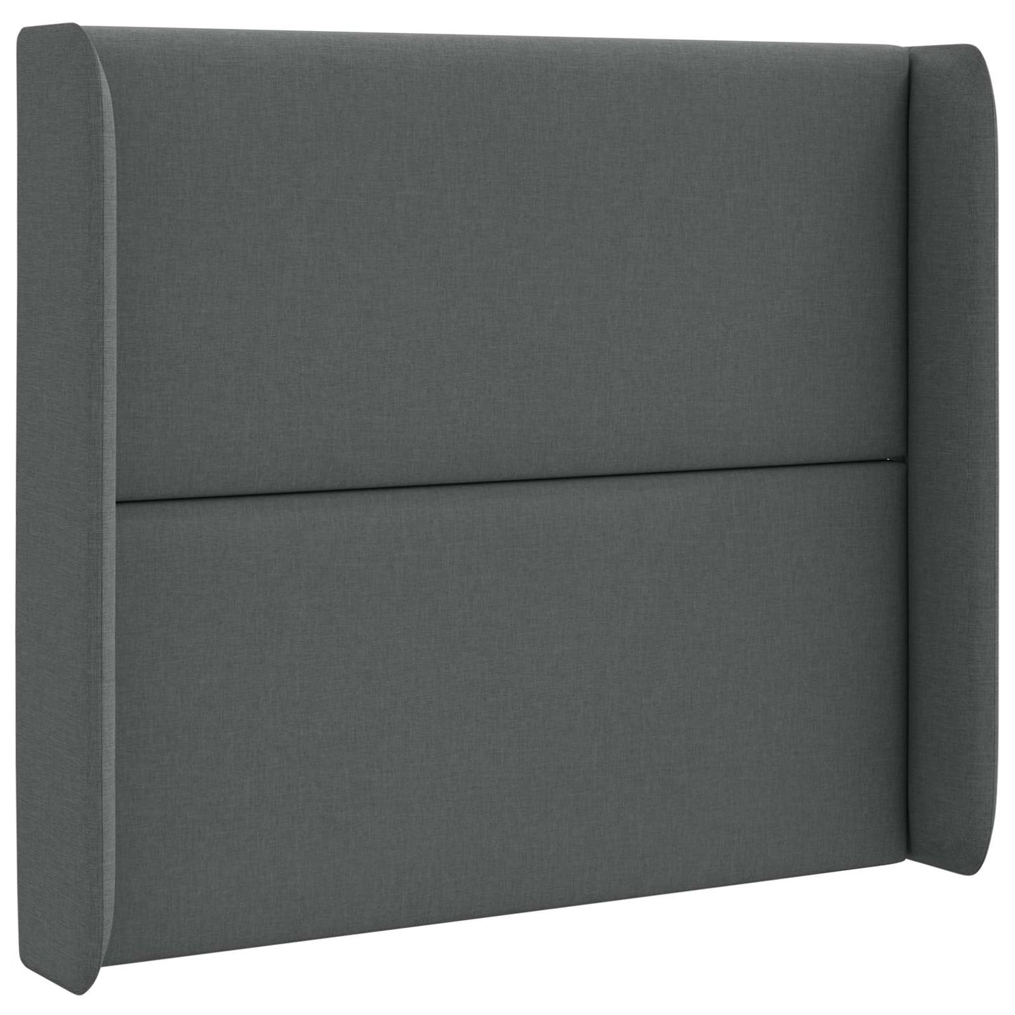 Kopfteil Ohr Grau 80 x 16 x 4 cm Stoff