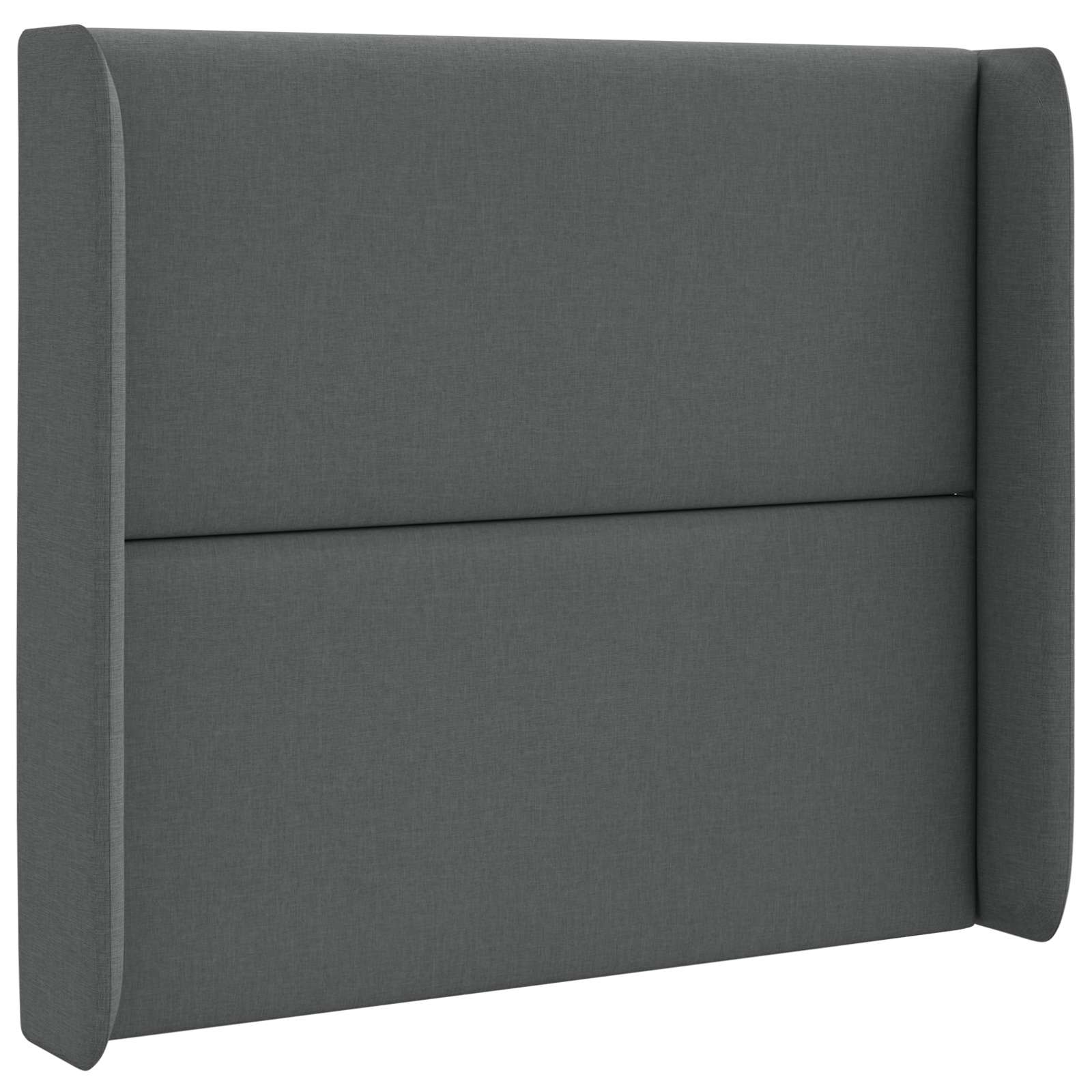 Kopfteil Ohr Grau 80 x 16 x 4 cm Stoff