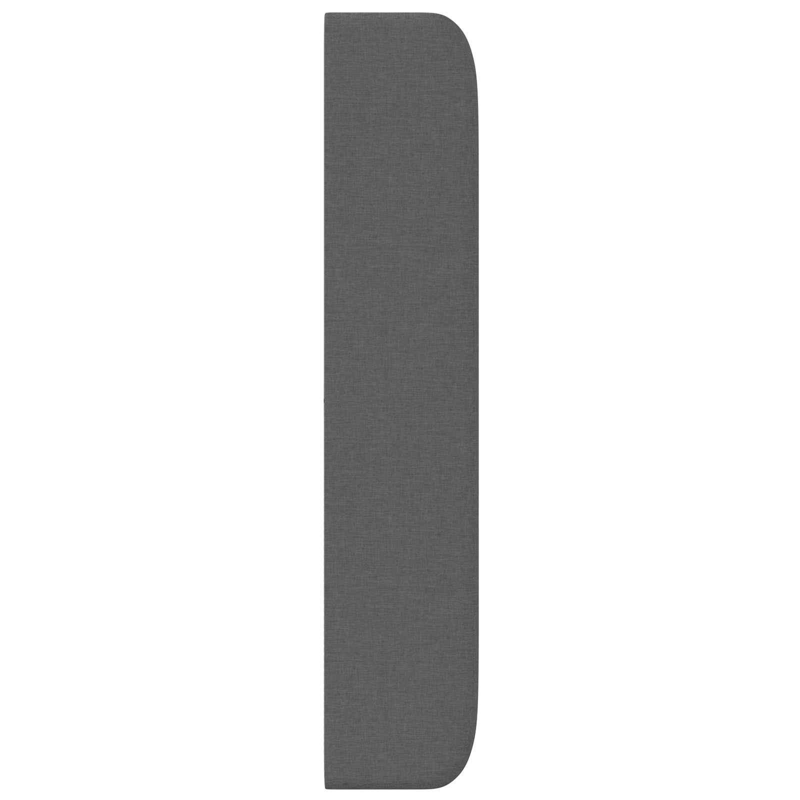 Kopfteil Ohr Grau 80 x 16 x 4 cm Stoff