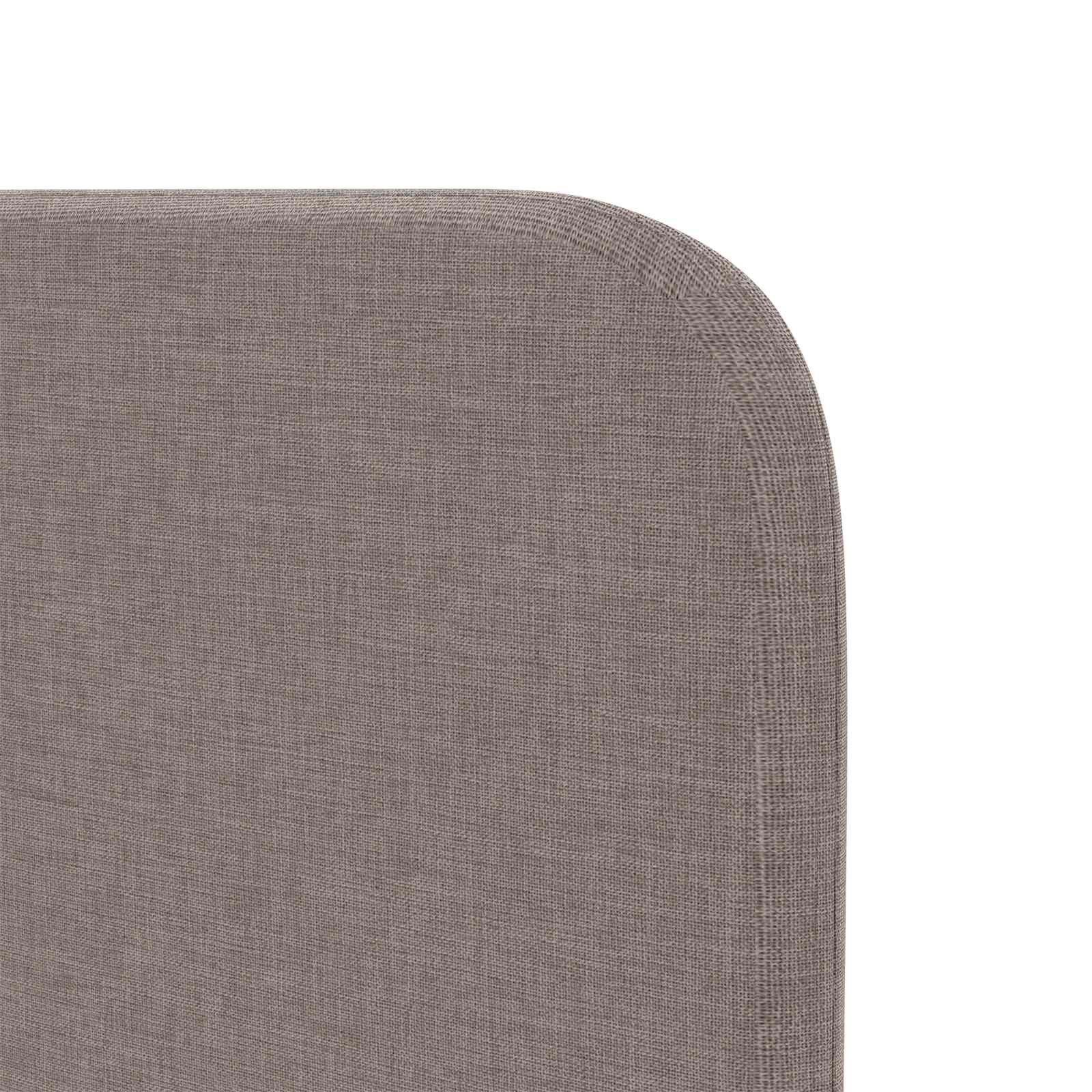 Kopfteil Ohr Taupe 80 x 16 x 4 cm Stoff