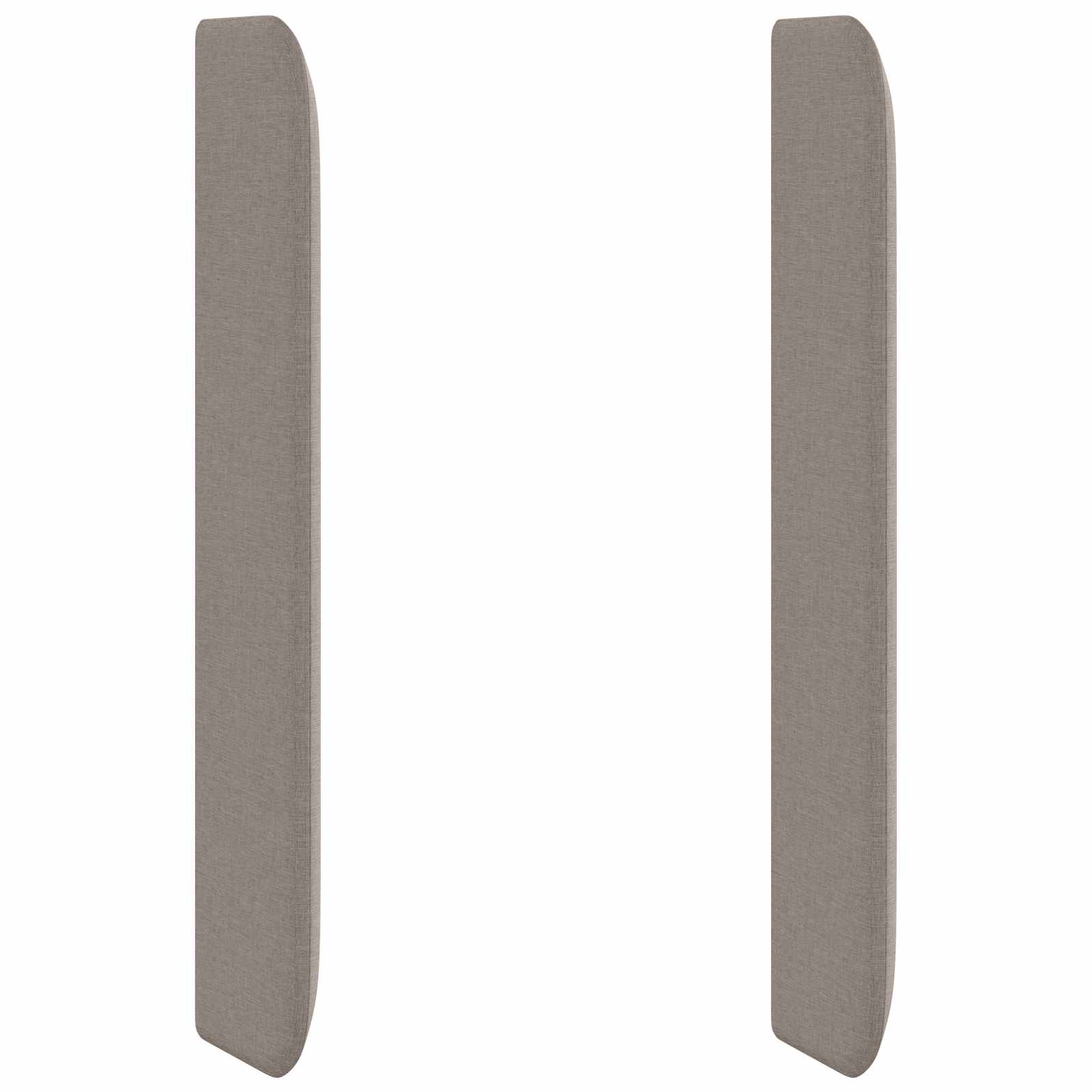 Kopfteil Ohr Taupe 80 x 16 x 4 cm Stoff