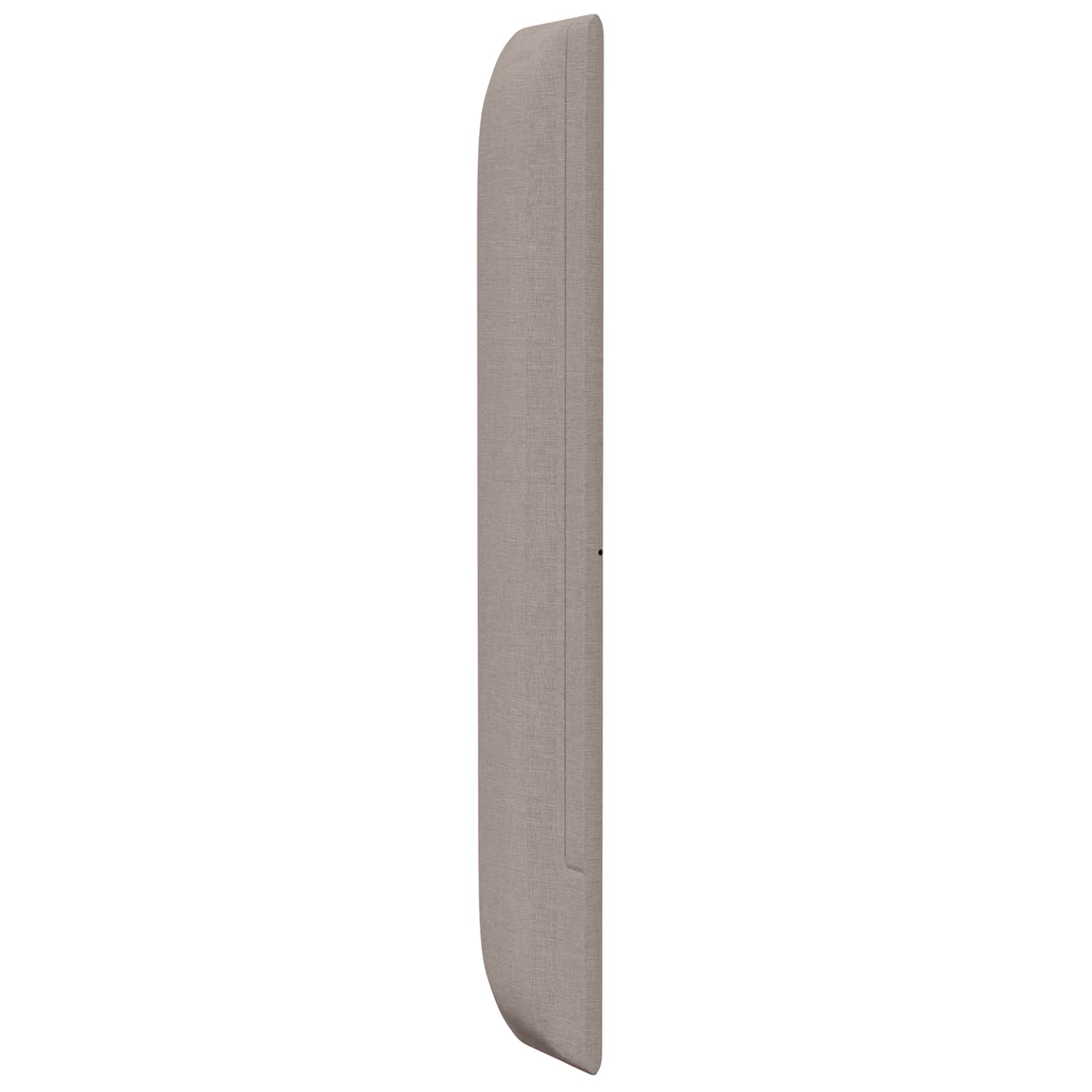 Kopfteil Ohr Taupe 80 x 16 x 4 cm Stoff