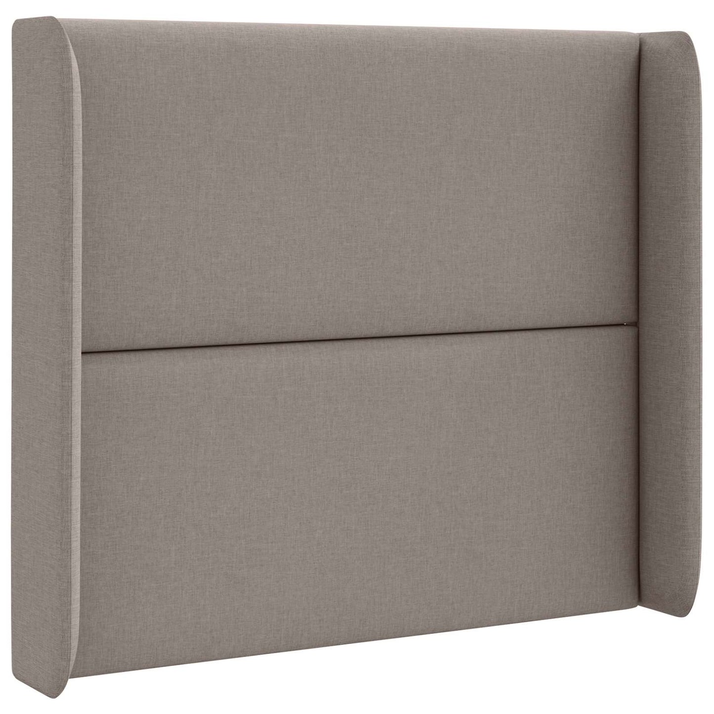 Kopfteil Ohr Taupe 80 x 16 x 4 cm Stoff