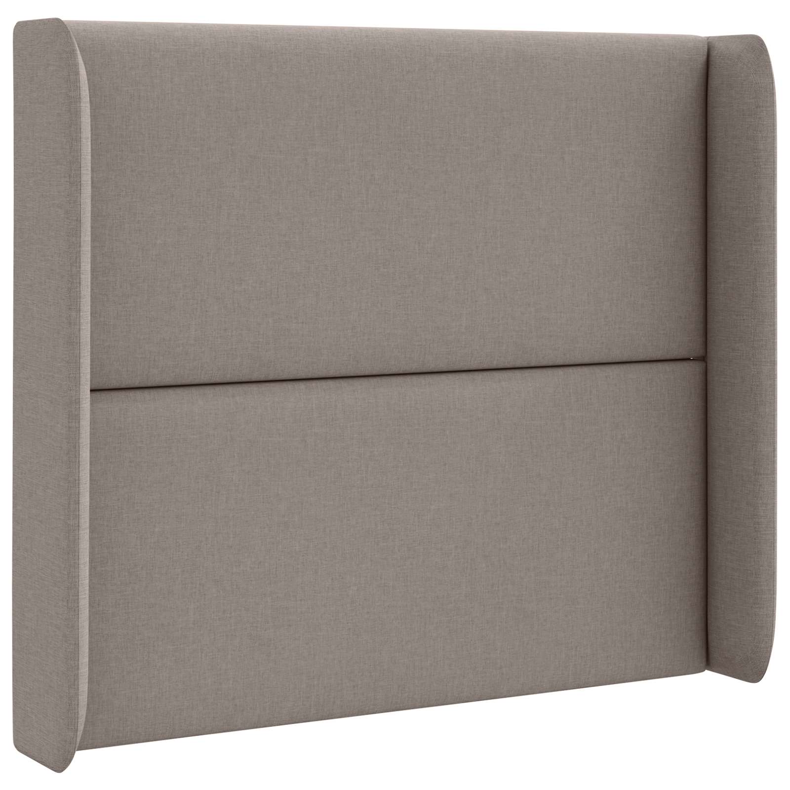 Kopfteil Ohr Taupe 80 x 16 x 4 cm Stoff