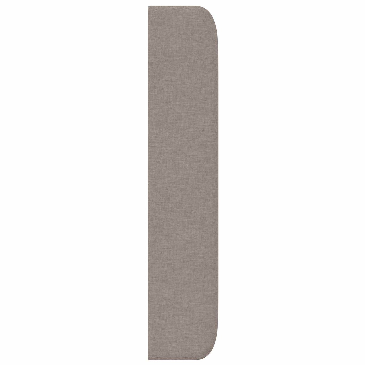 Kopfteil Ohr Taupe 80 x 16 x 4 cm Stoff