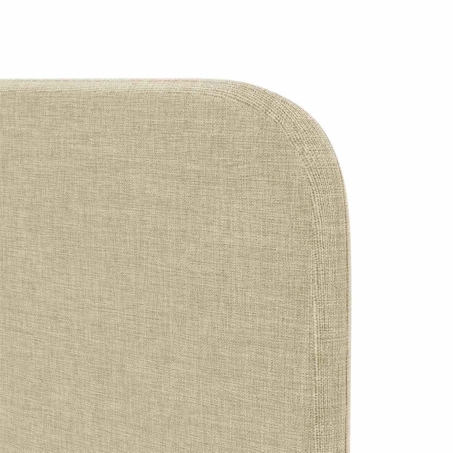 Kopfteil Ohr Creme 80 x 16 x 4 cm Stoff