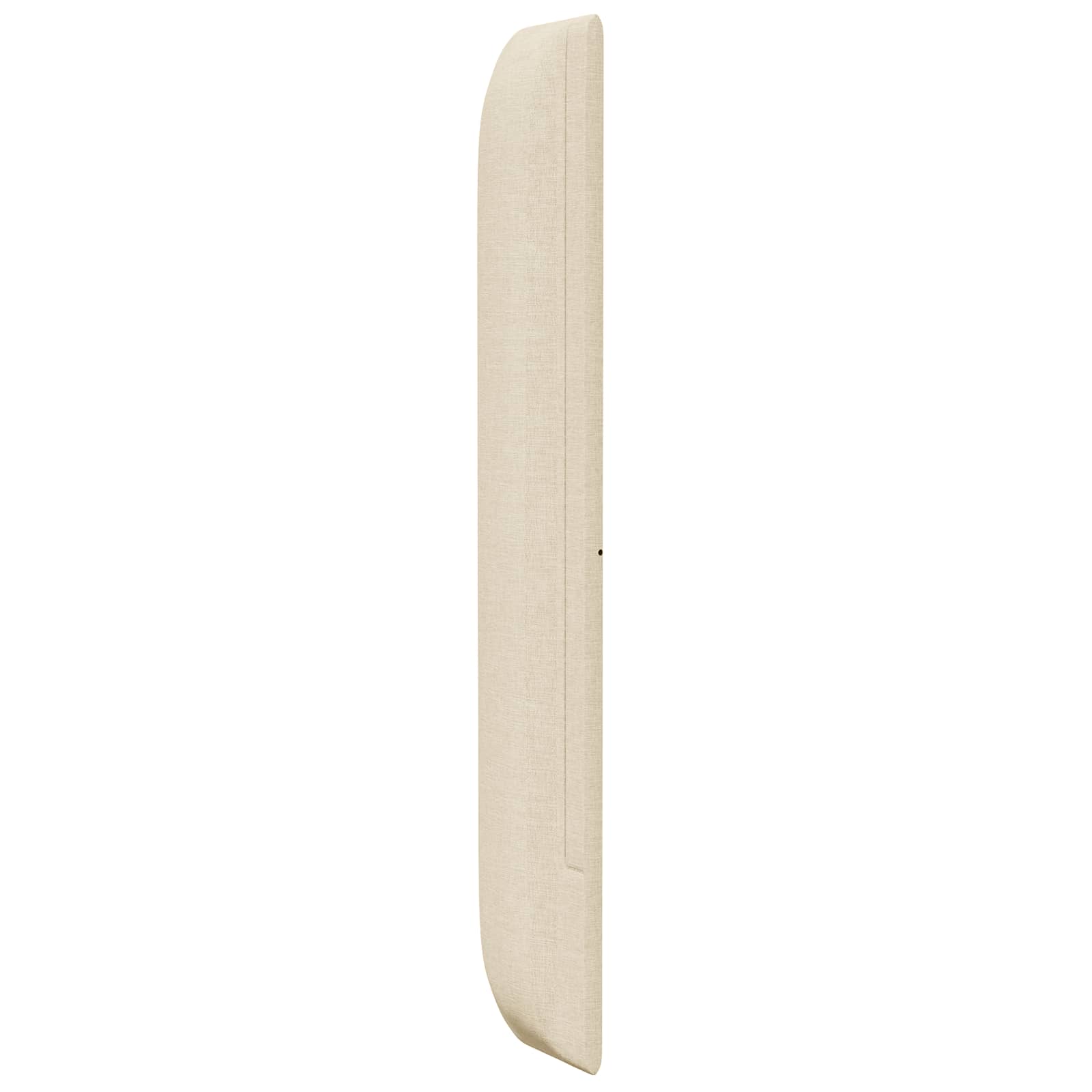 Kopfteil Ohr Creme 80 x 16 x 4 cm Stoff