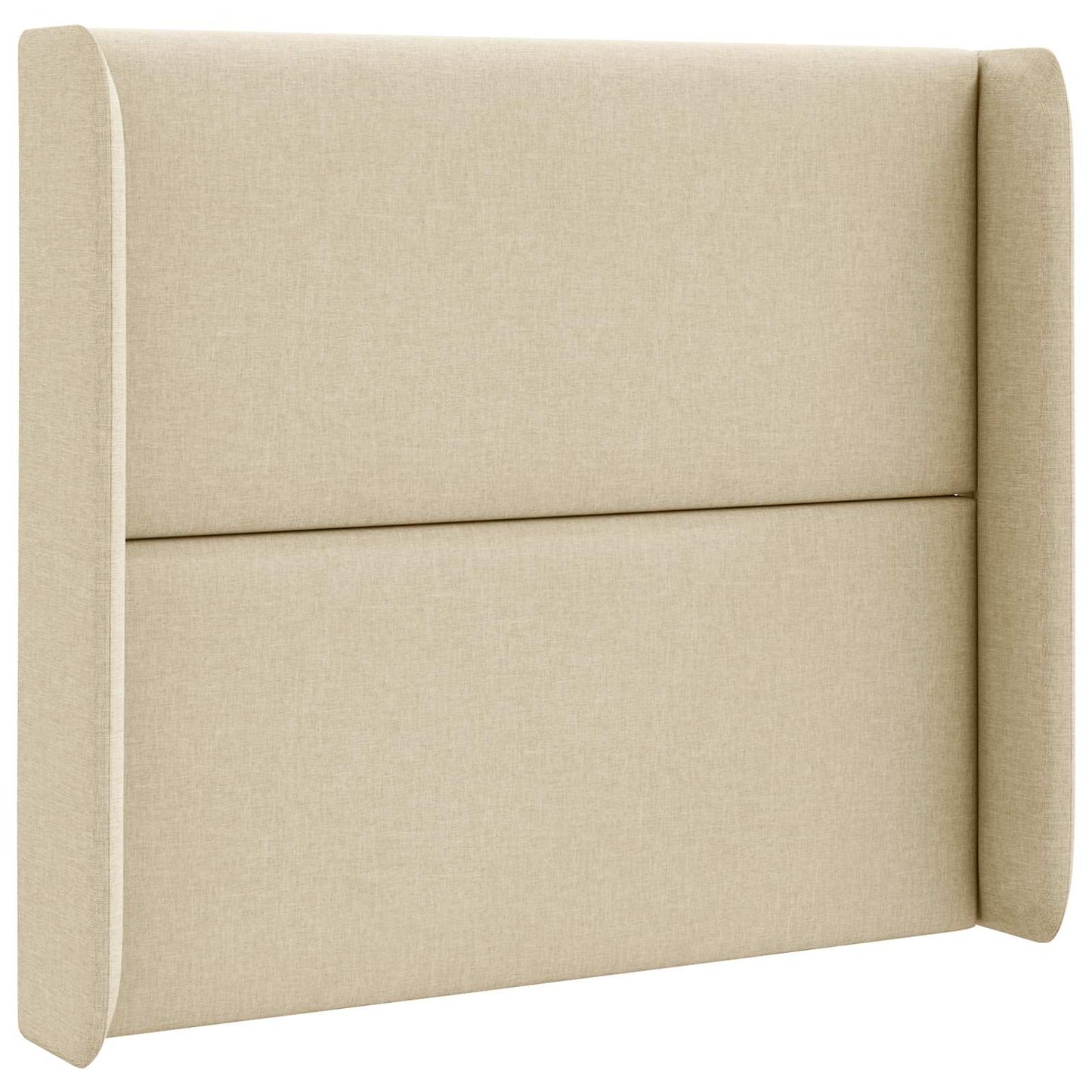 Kopfteil Ohr Creme 80 x 16 x 4 cm Stoff