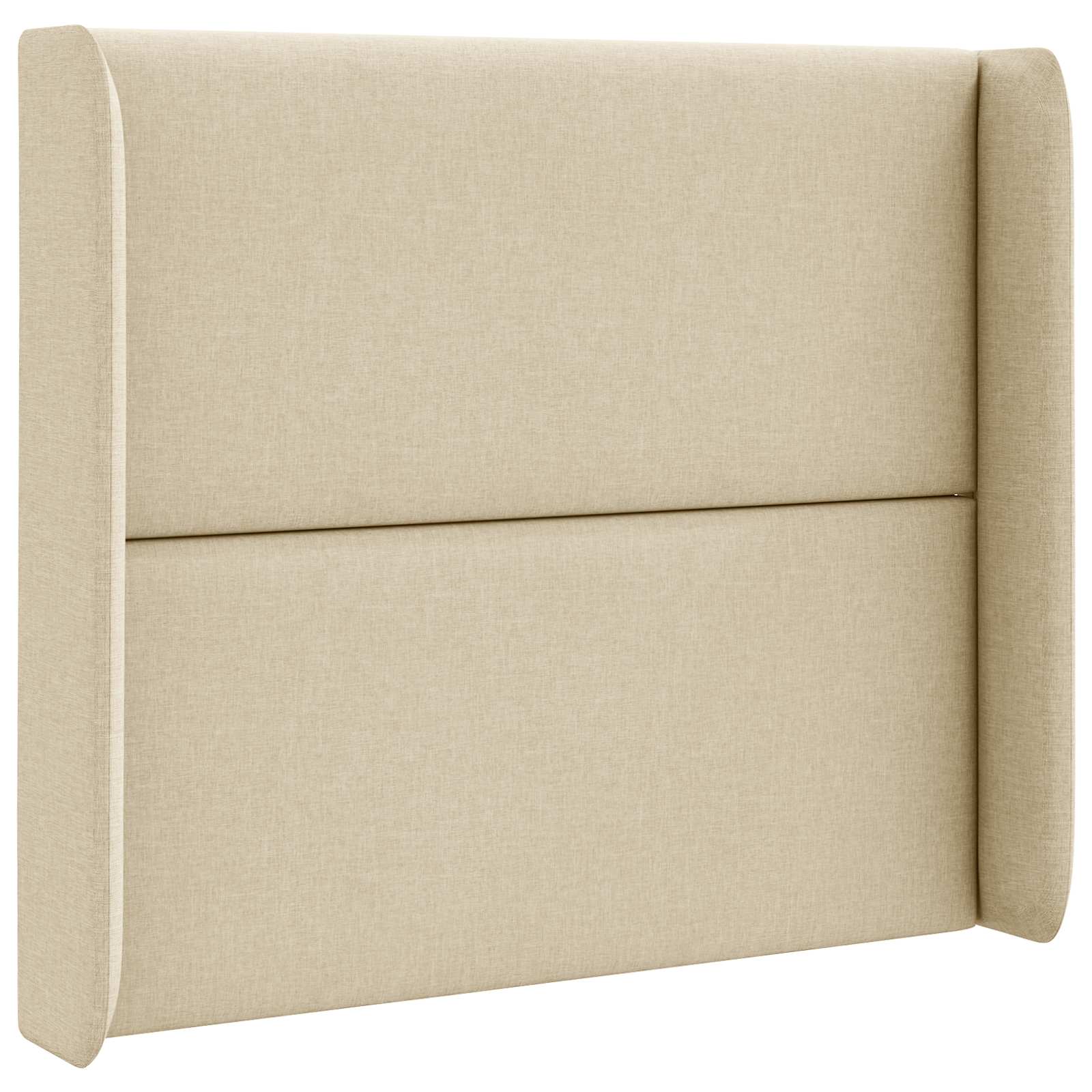 Kopfteil Ohr Creme 80 x 16 x 4 cm Stoff