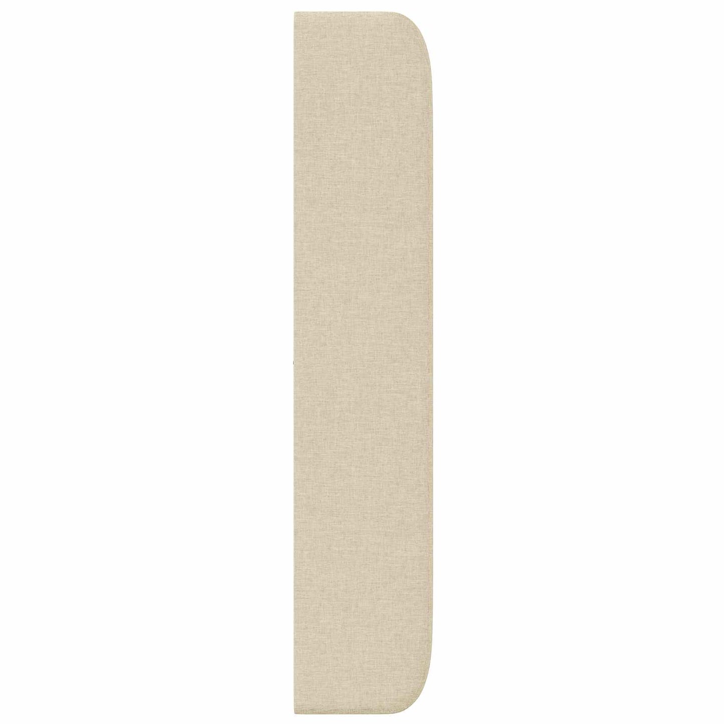 Kopfteil Ohr Creme 80 x 16 x 4 cm Stoff