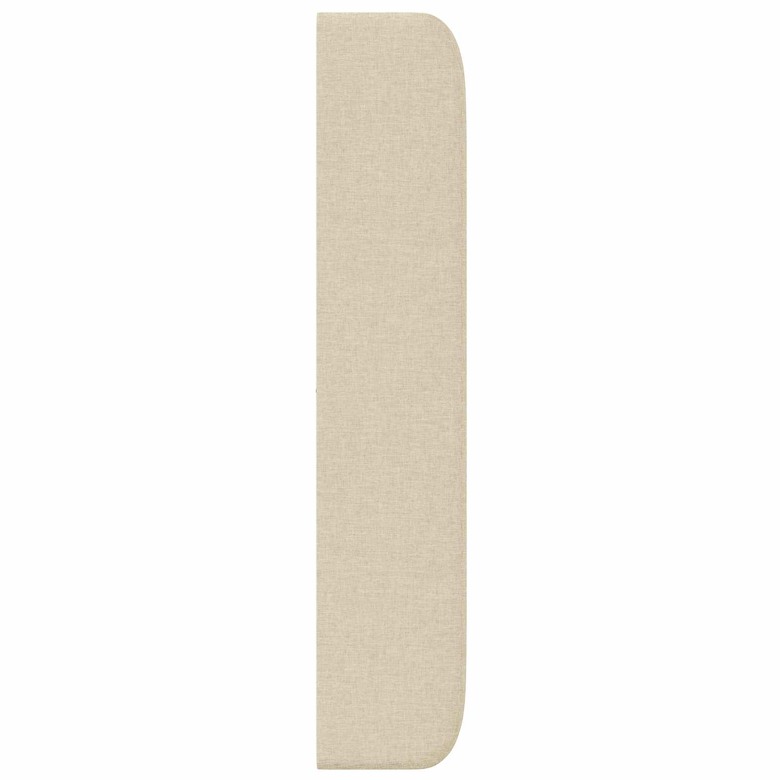 Kopfteil Ohr Creme 80 x 16 x 4 cm Stoff